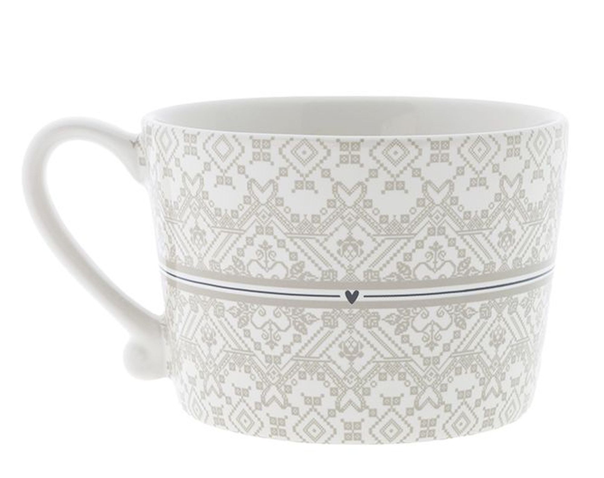 Bastion Collections Tasse Bastion Collections - Tasse Kaffeetasse 300 ml Love and Coffee RJ/CUP, Keramik
