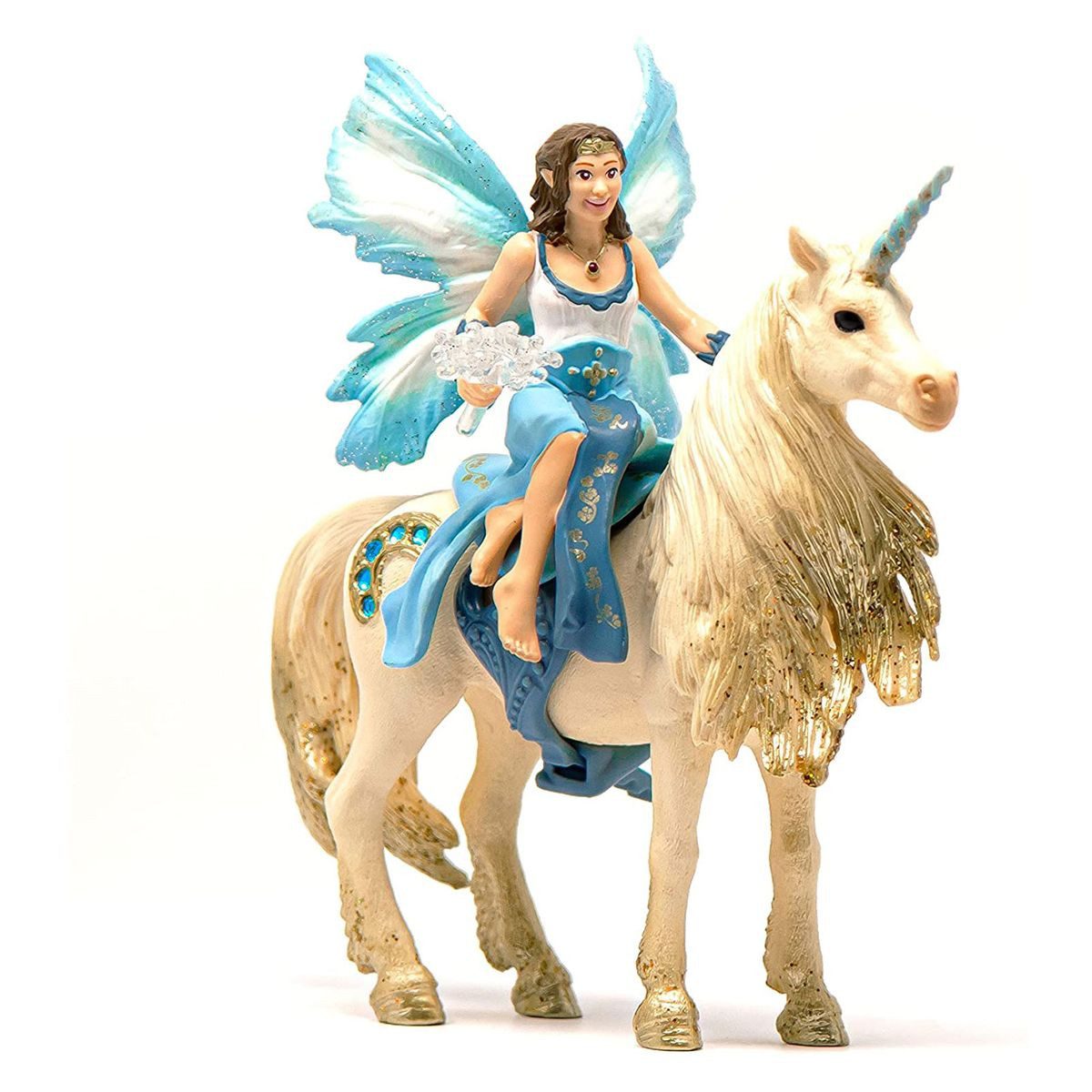 Schleich® Spielfigur Schleich 42508 - Bayala - Eyelas Ausritt auf Goldeinhorn