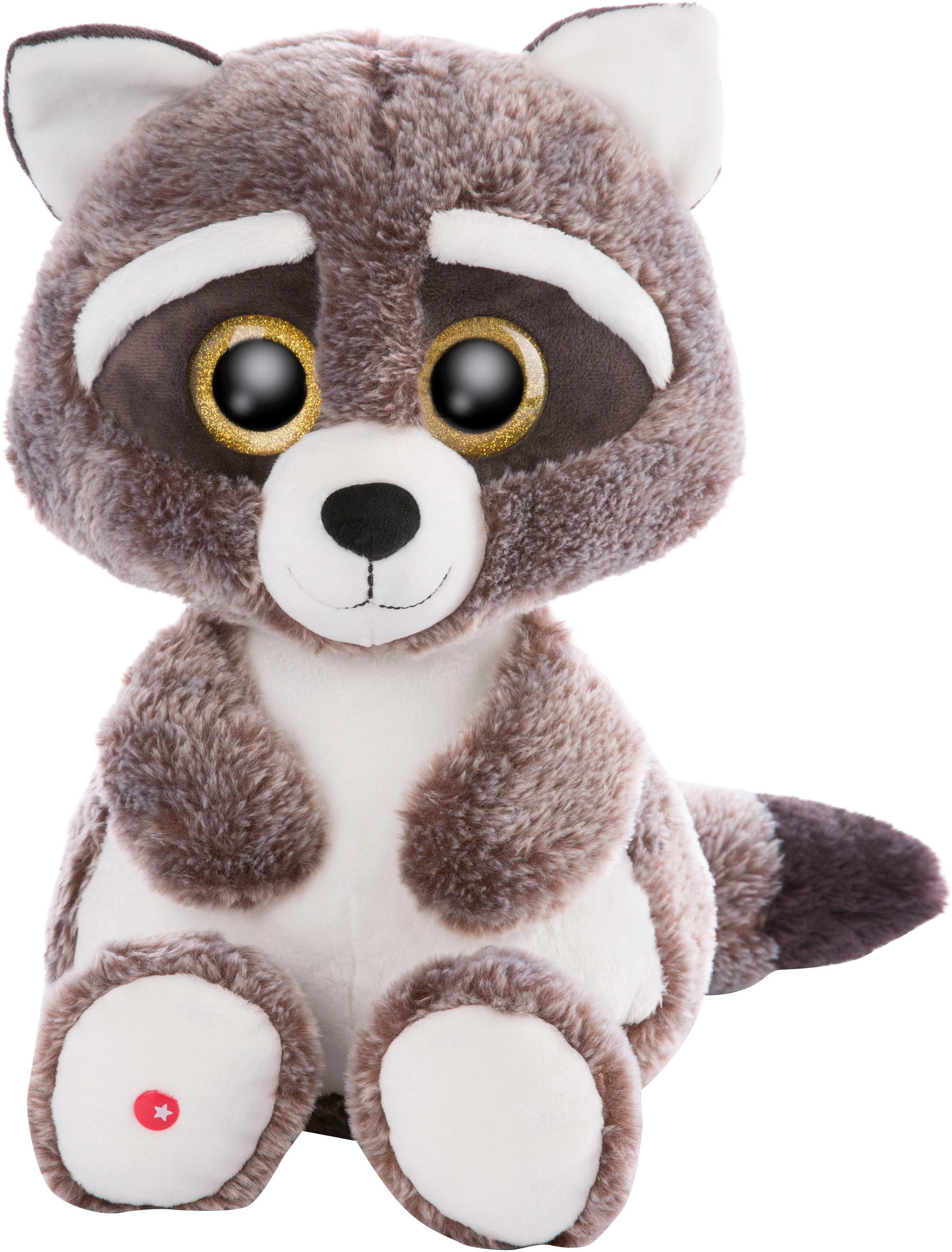 Nici Kuscheltier Glubschis, Waschbär Clooney, 45 cm