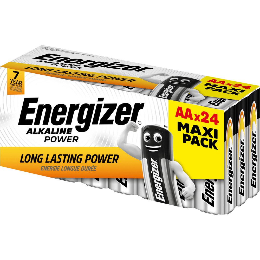 Energizer Energizer Power LR06 Mignon (AA)-Batterie Alkali-Mangan 1.5 V 24 St. Batterie