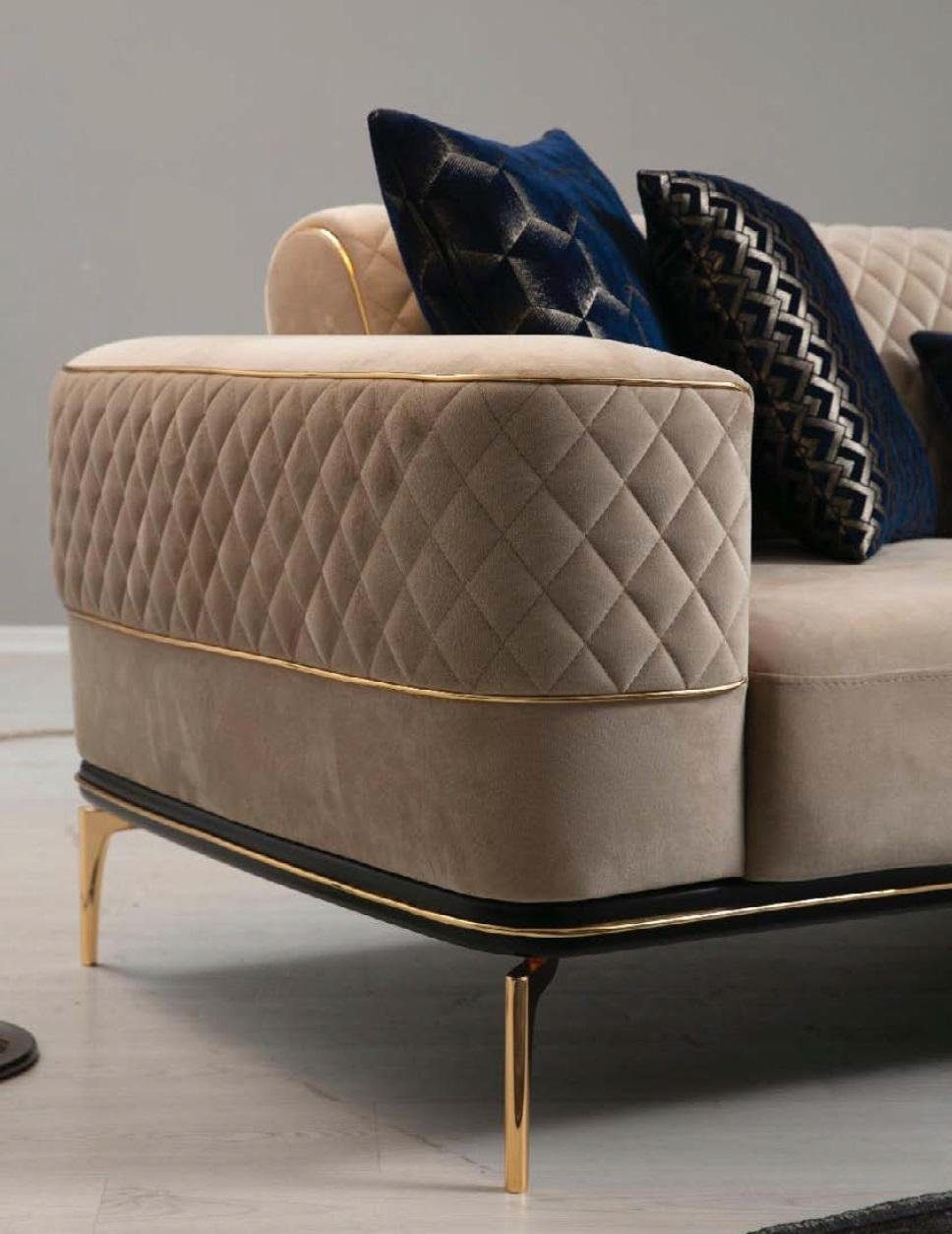 Europe in Neu, JVmoebel Made Moderne Sofa luxus Set Sofagarnitur Sessel Couch 3+3+1 Design