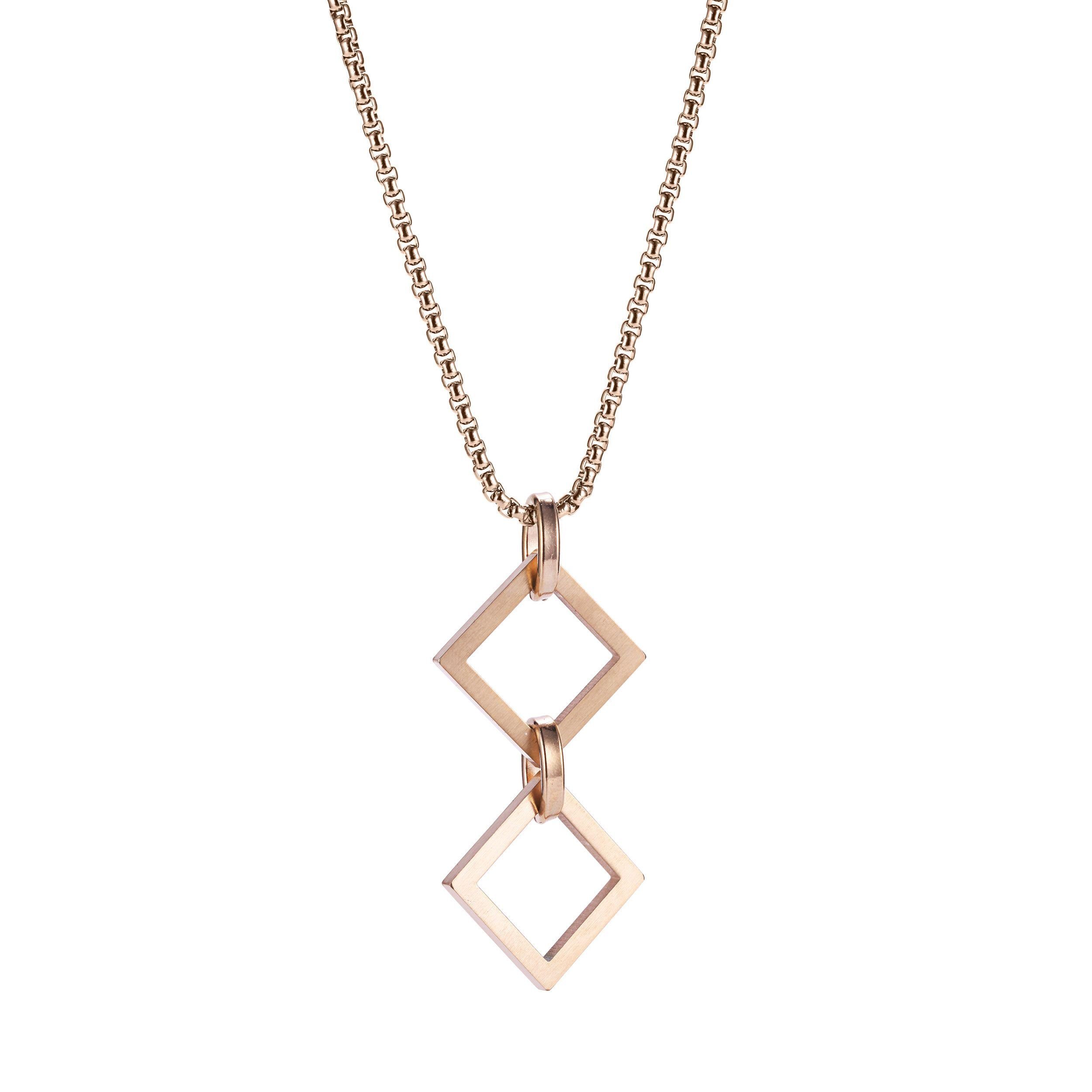 Kette mit Anhänger "Geometrixx" Halskette mit Anhänger