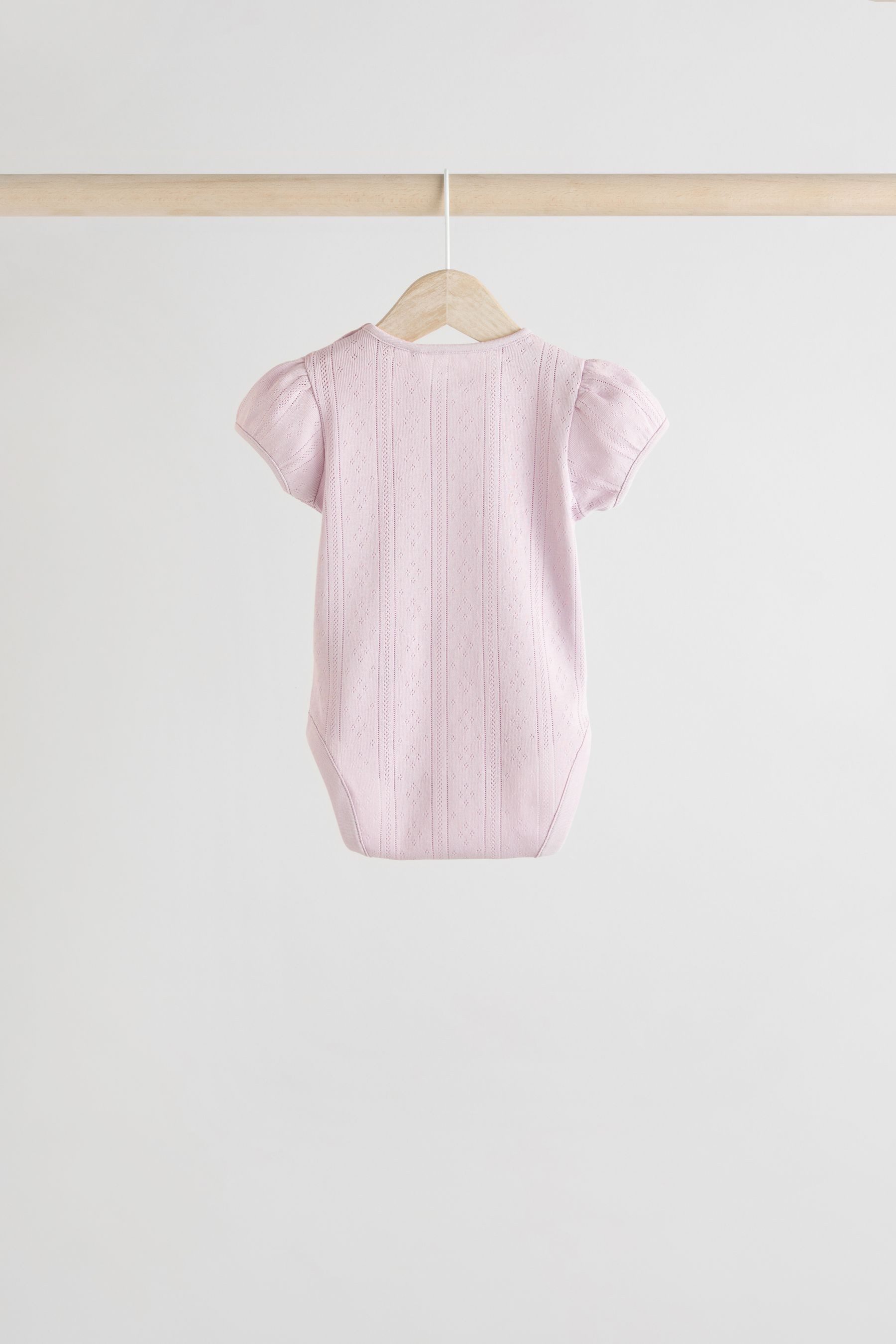 Next T-Shirt-Body Kurzärmelige Babybodys 100 % Baumwolle, 5 Stk. (5-tlg)