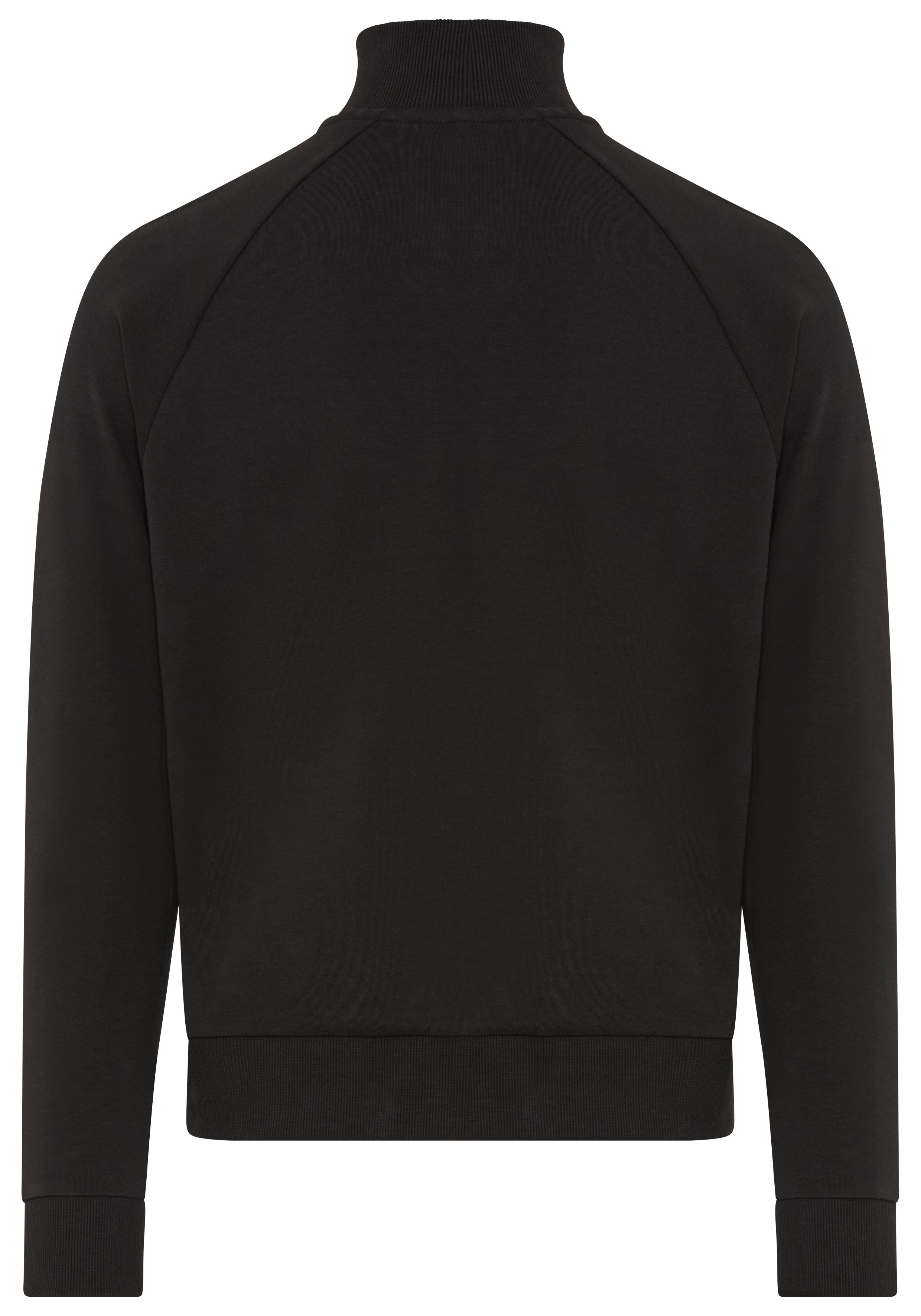 BOSS GREEN Sweatshirt Troyer-Form, Regular Fit, Baumwollmischung