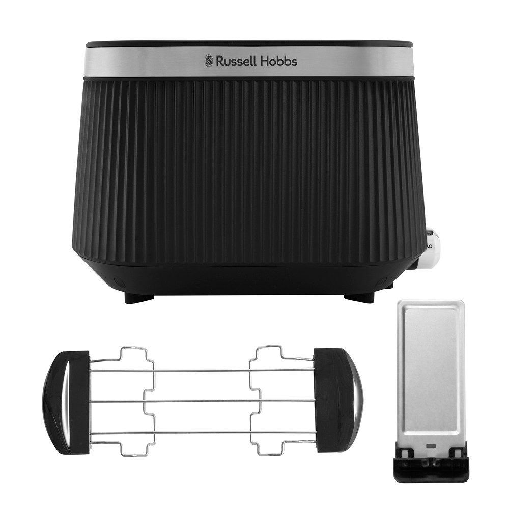 RUSSELL HOBBS Toaster 26760-56, 980 W, 2extra breite Toastschlitze, 6 Bräunungsstufen