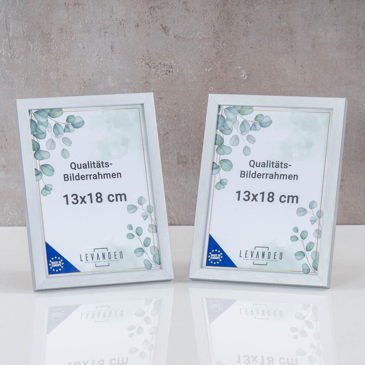 Levandeo® Bilderrahmen, 10er Set Bilderrahmen Echtholz günstig online kaufen