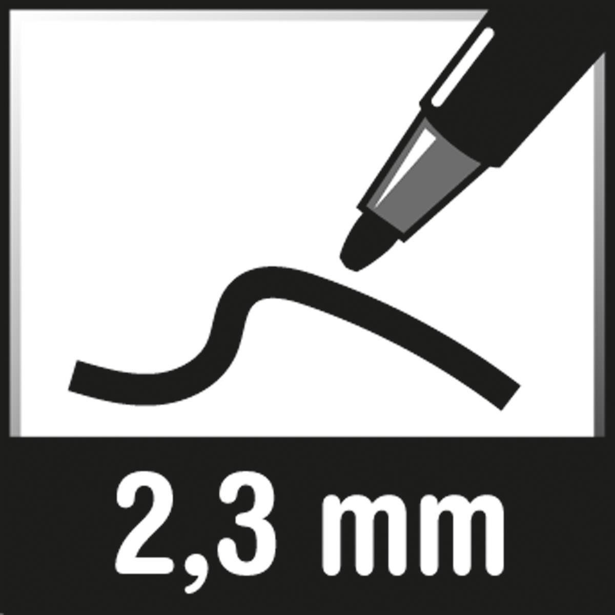 PILOT Whiteboard Marker PILOT V-Board Master Greenpack Whiteboard-Marker-Set blau 2,0 - 5,0 mm