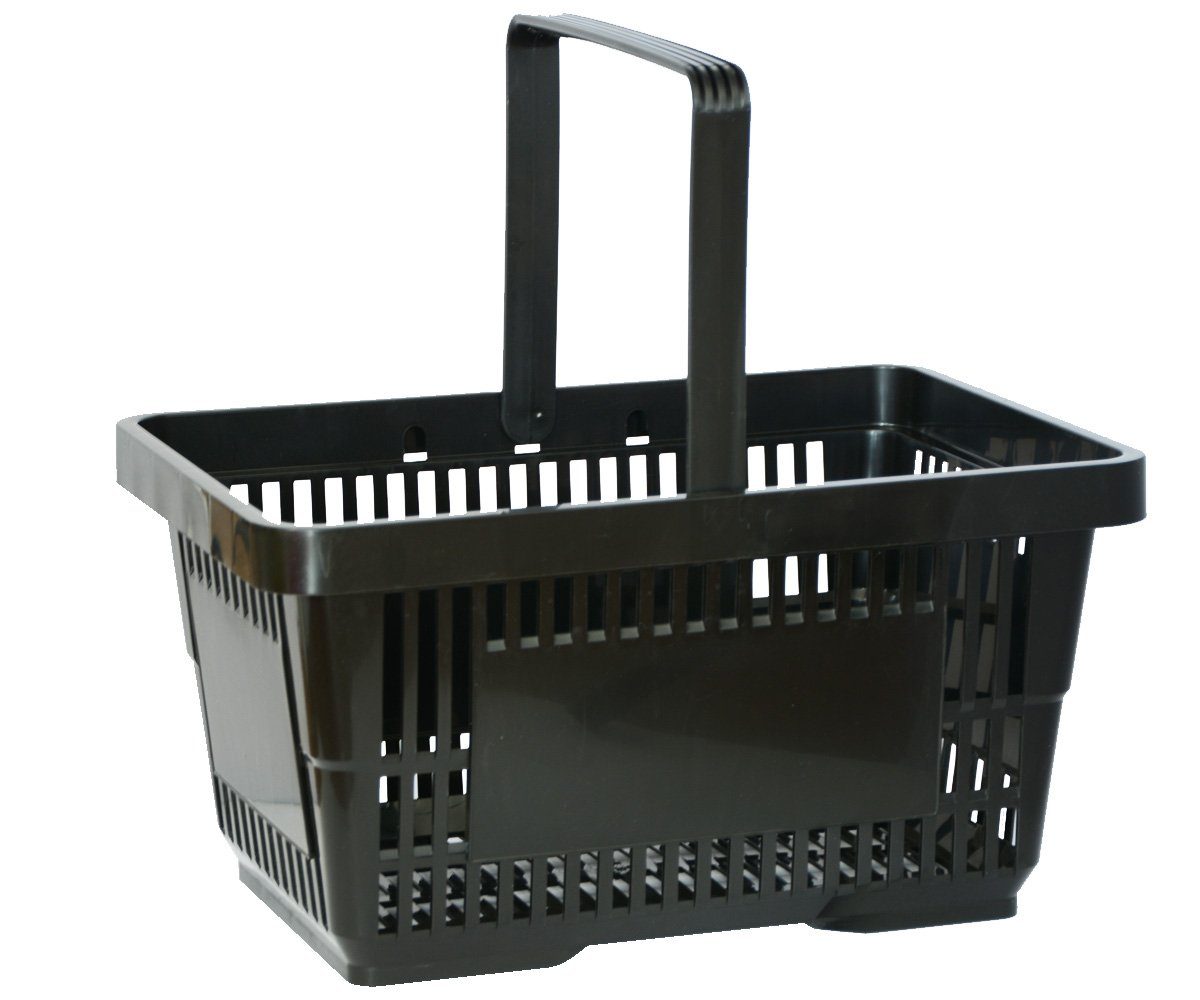 Systafex® Einkaufskorb Einkaufskorb Tragekorb Verkaufskorb mit Griff schwar günstig online kaufen