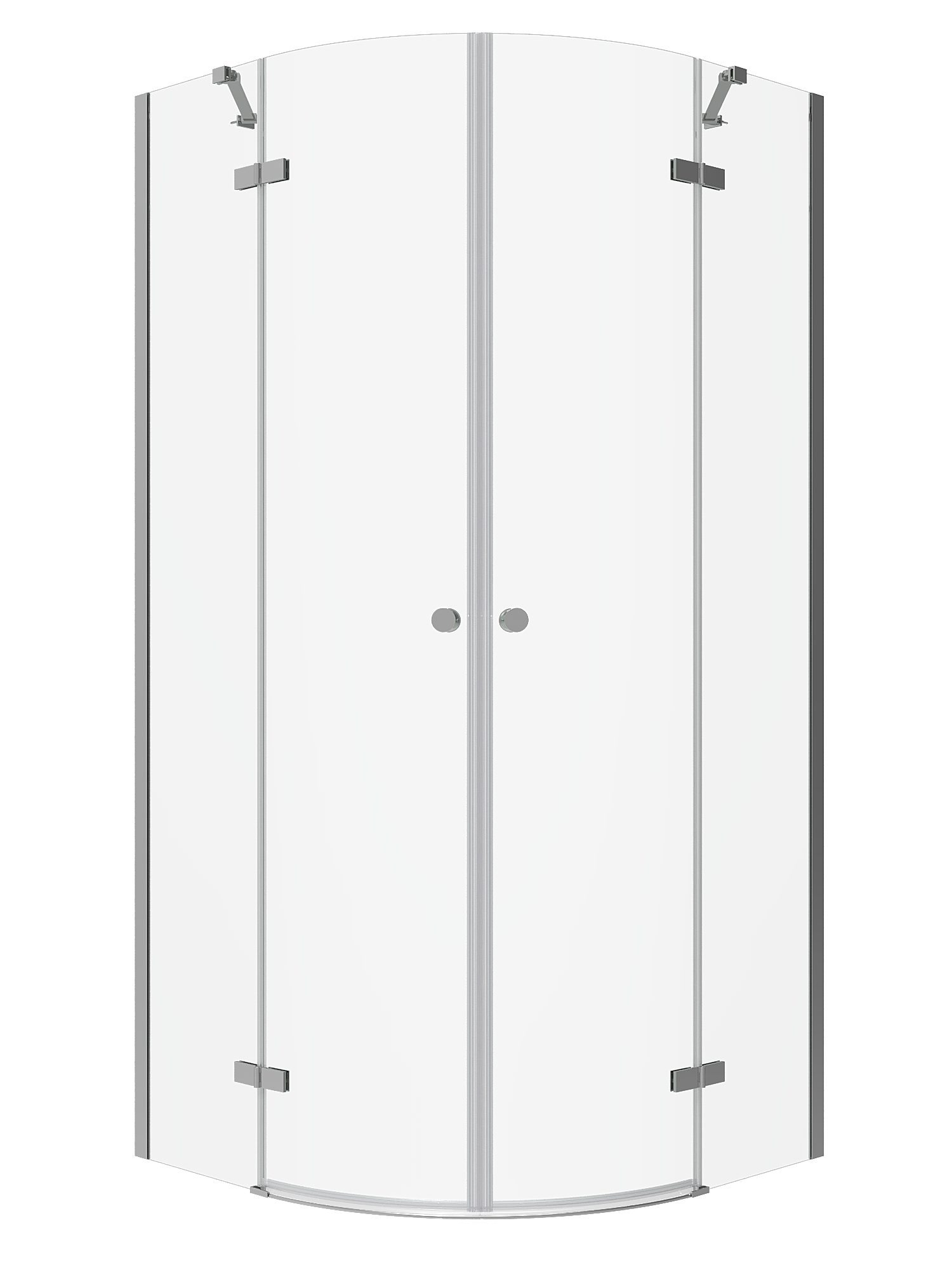 AQUABATOS Runddusche Duschkabine 80x80 90x90 Viertelkreis günstig online kaufen