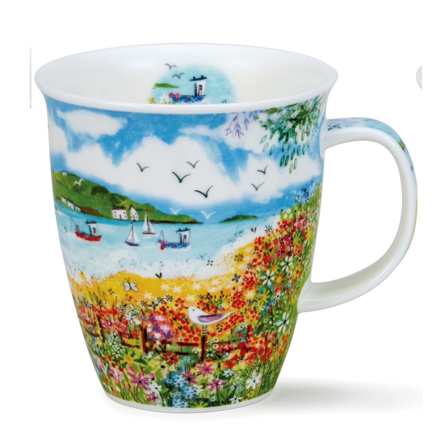 formano Tasse Dunoon Nevis, Porzellan, Spülmaschinengeeignet, Mehrfarbig, Küste, H: 11cm