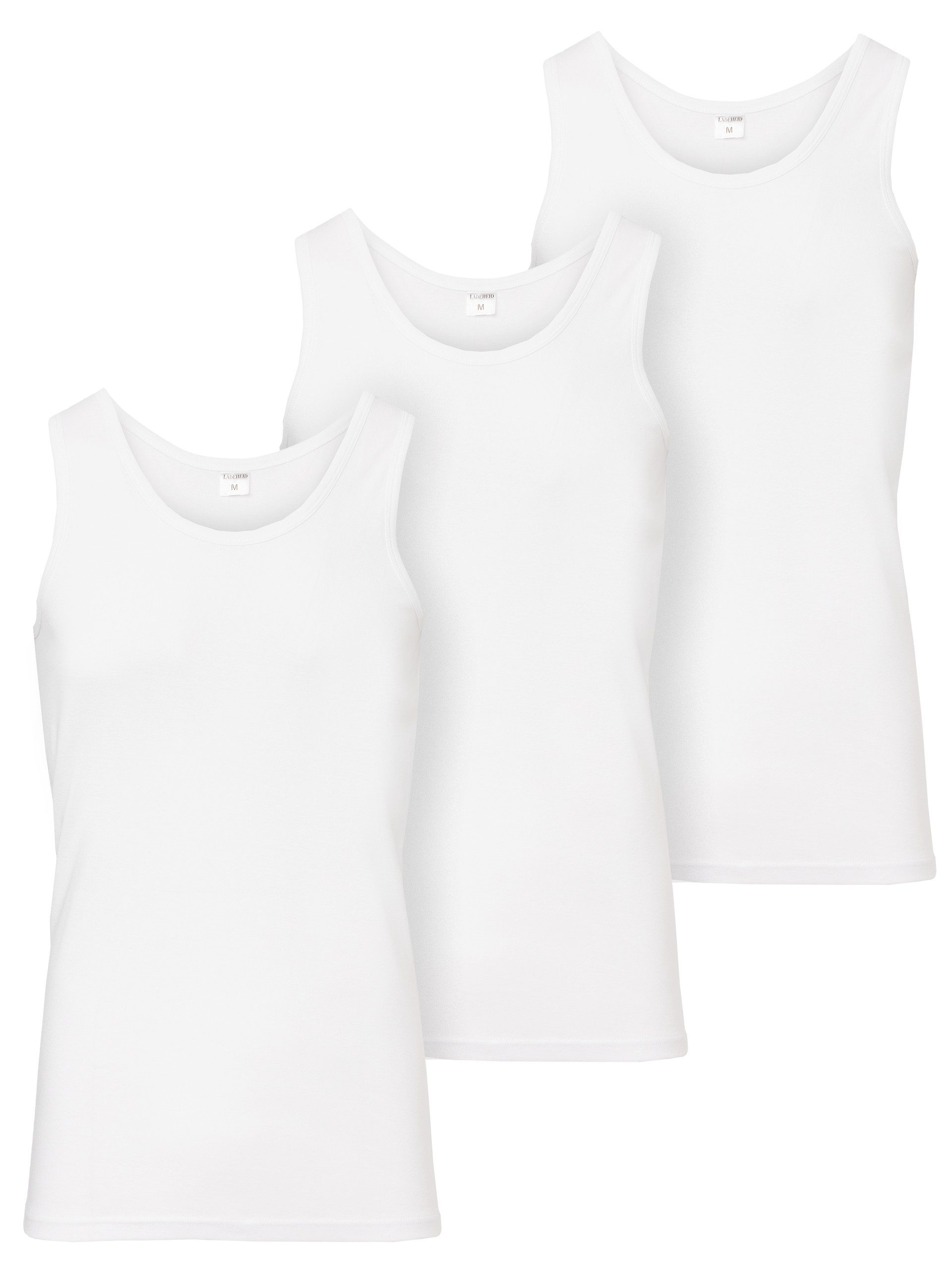 Unterhemd Tanktop Herren Baumwolle Set 3 Stück LA40-258