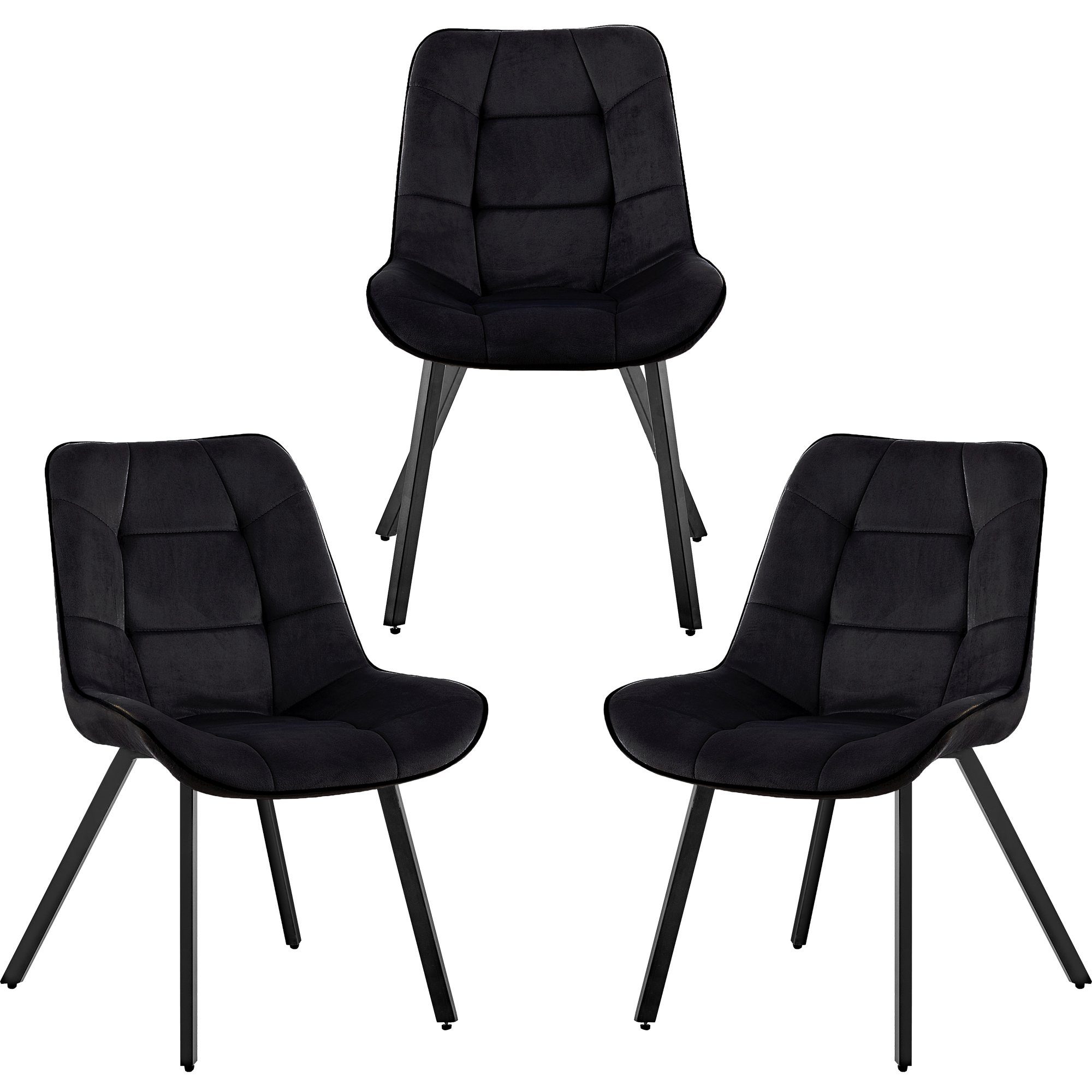 TRISENS Polsterstuhl Iris (Set, 3 St), günstig online kaufen
