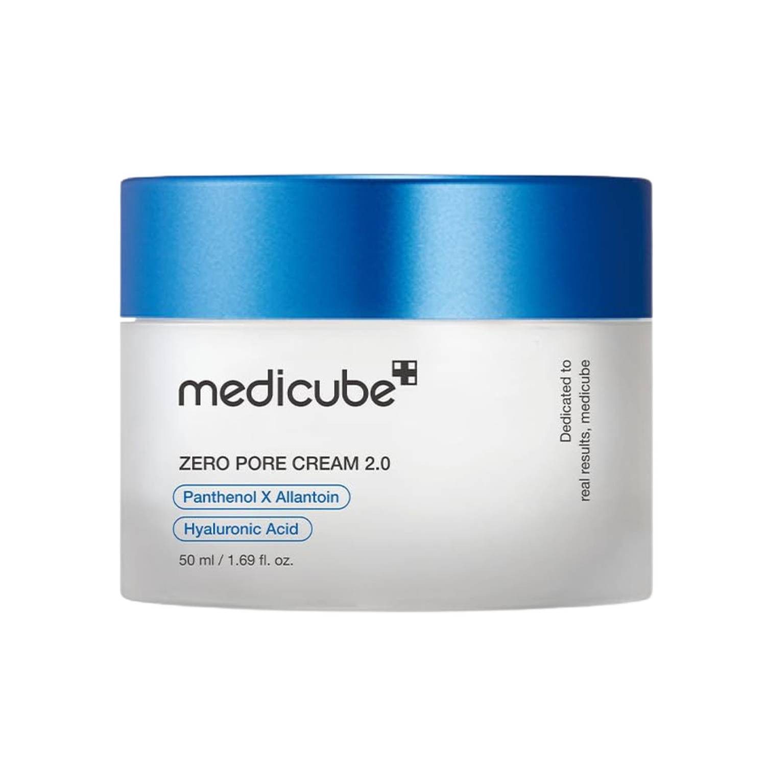 Medicube Tagescreme Zero Pore Cream 2.0 – Porenverfeinernde Gesichtscreme mit Glykolsäure Panthenol & Hyaluronsäure, reduziert Talgproduktion, spendet, Feuchtigkeit, für Mischhaut, fettige & empfindliche Haut, 50 ml