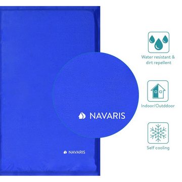 Navaris Hundematratze Kühlmatte für Hunde/Katzen, selbstkühlendes Kühlkissen Pad
