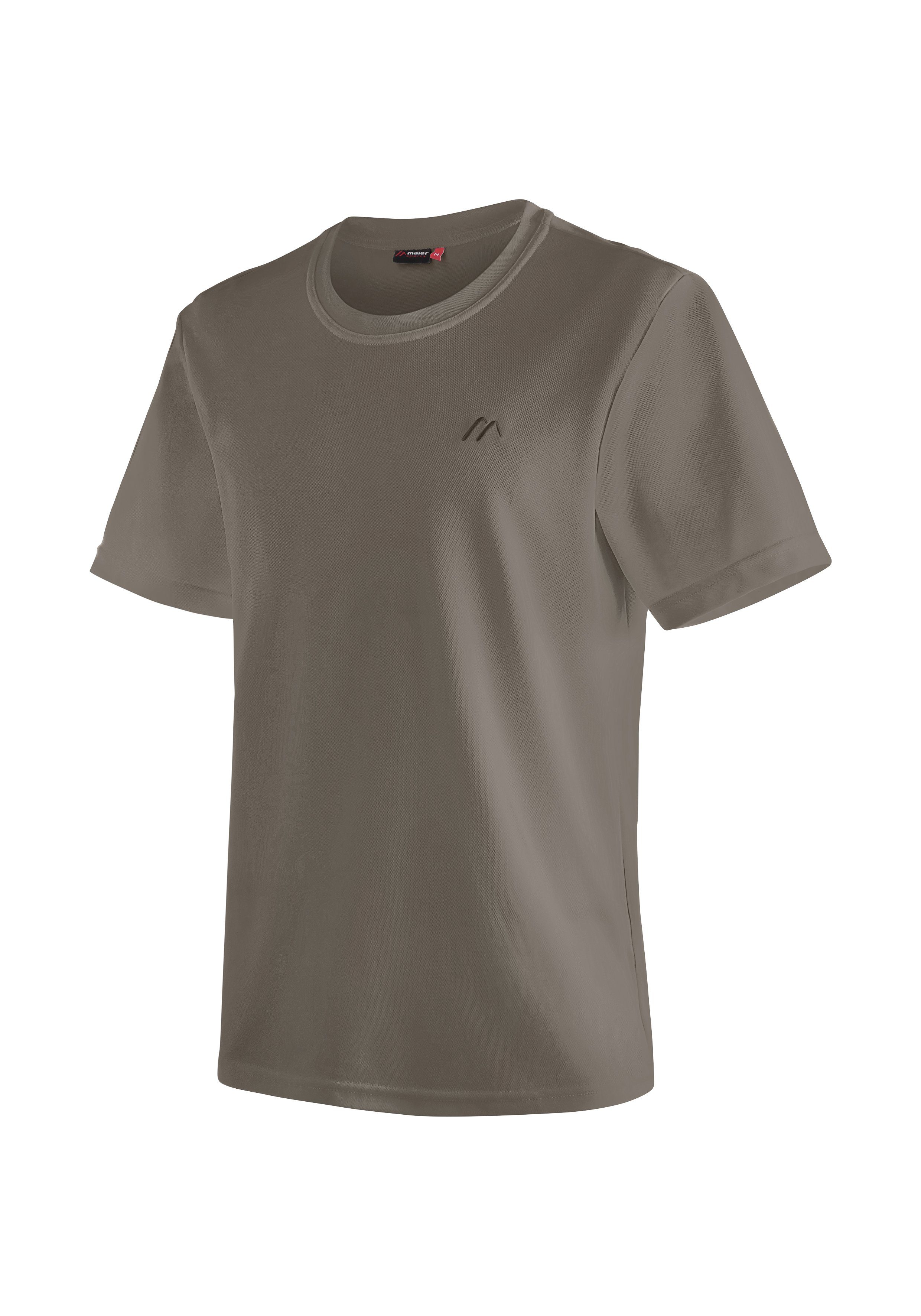Maier Sports Funktionsshirt Walter Herren T-Shirt, rundhals pique Outdoorsh günstig online kaufen