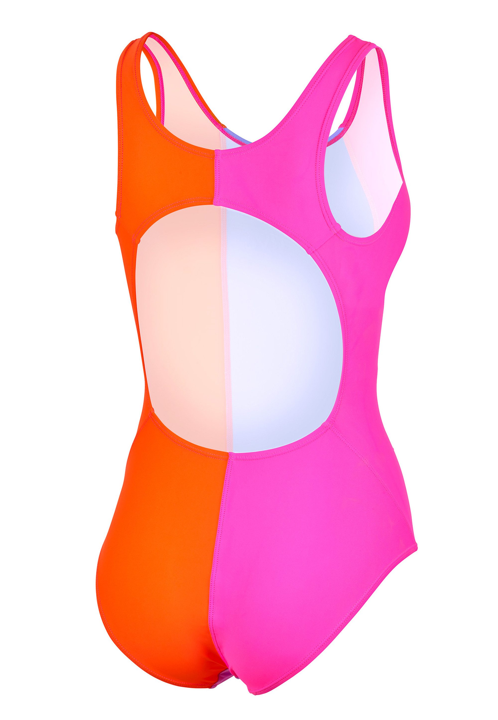 Beco Beermann Badeanzug Colour Block mit großem Rücken-Cut-Out