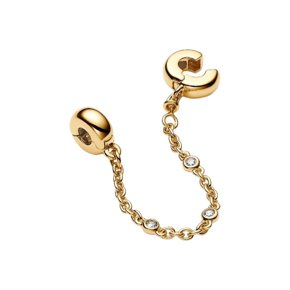 Pandora Charm-Einhänger 763515C01-05, Sicherheitskette, Vergoldet, Zirkonia günstig online kaufen