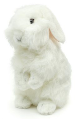 Uni-Toys Kuscheltier Löwenkopf-Kaninchen mit hängenden Ohren - 23 cm - verschiedene Hasen, zu 100 % recyceltes Füllmaterial