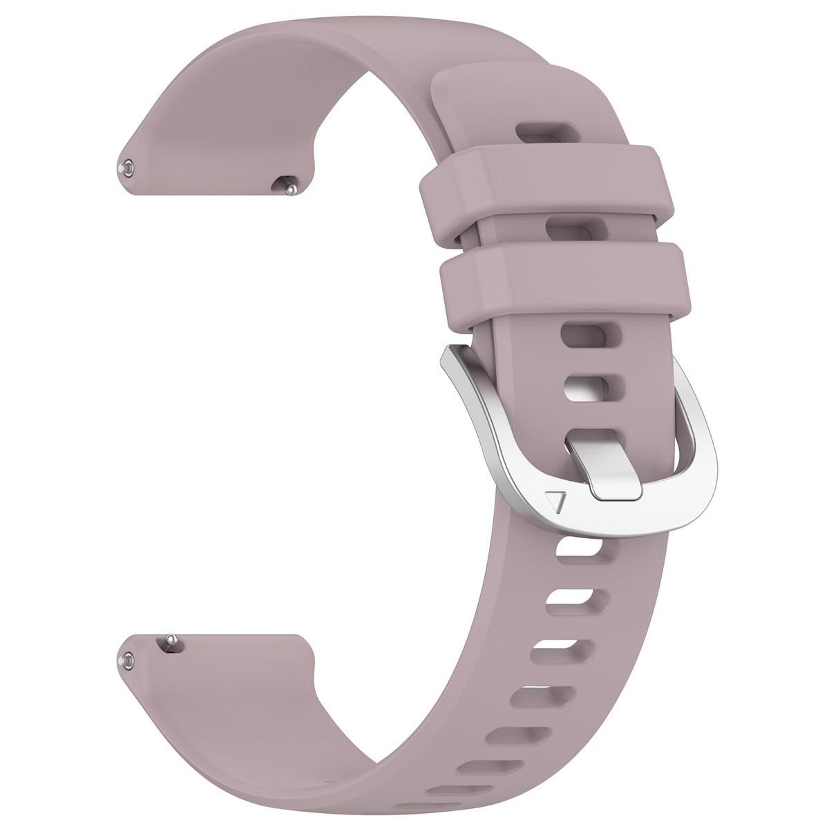 Wigento Smartwatch-Armband Für Armband Ersatz Watch Xiaomi Silikon Lila hochwertiges Glänzend S3