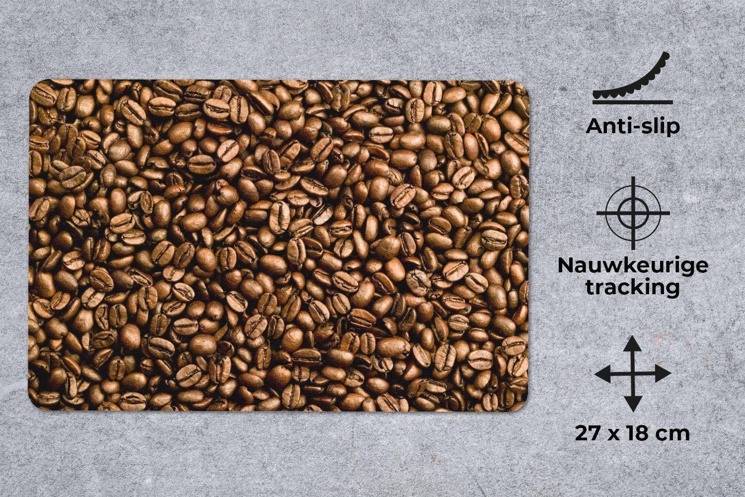 MuchoWow Mauspad (1-St), Mouse pad, Gaming Deko, PC Zubehör, 27x18 cm