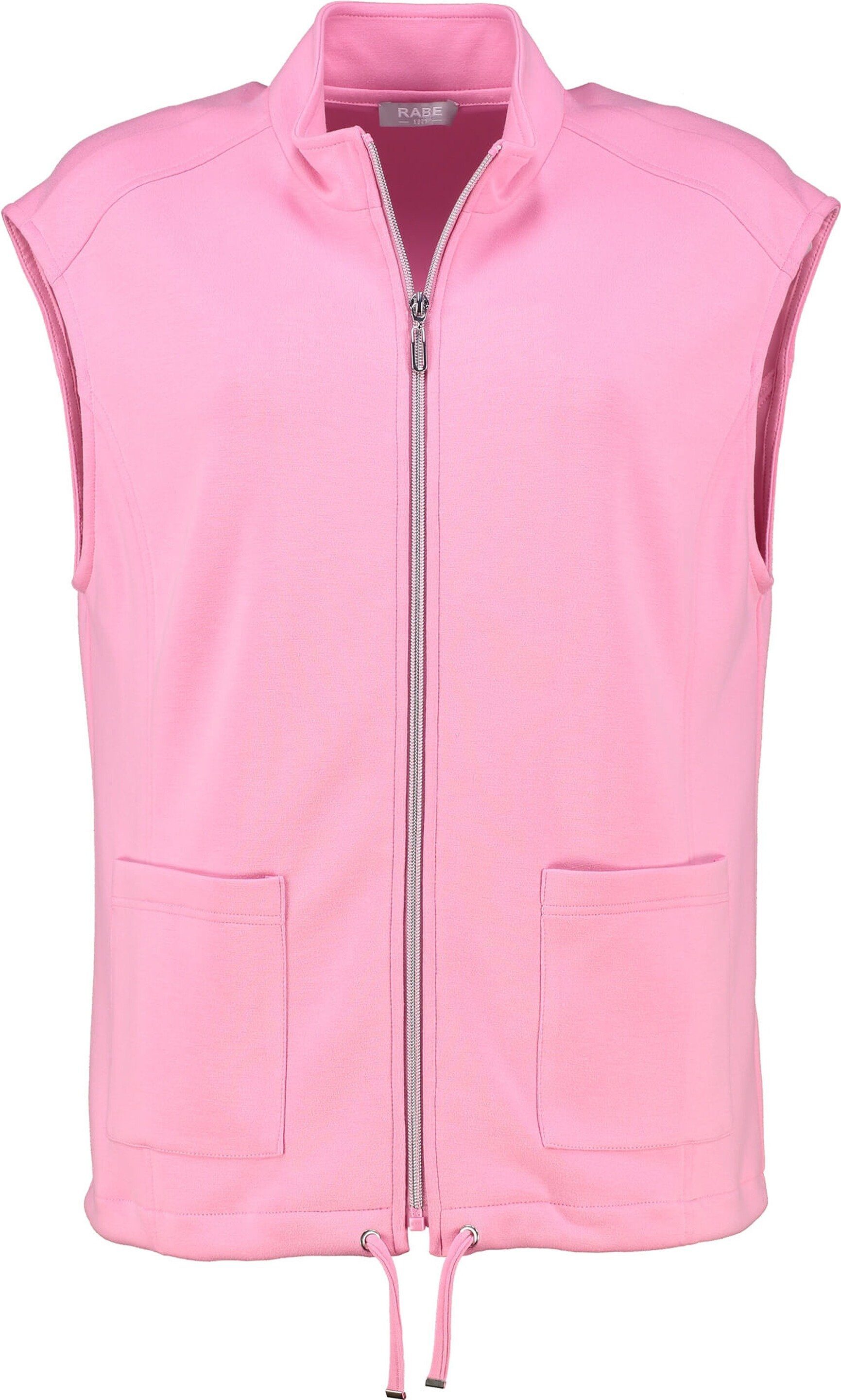 Shirtweste RABE Weste rosa in weicher Stretch-Qualität