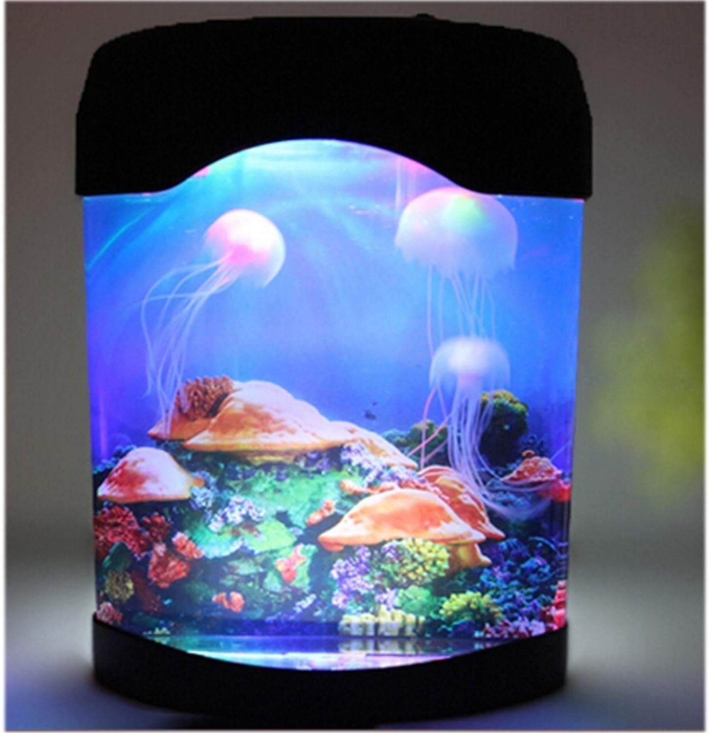 das DOPWii Buntes Nachtlicht Light, Jellyfish LED Schlafzimmer Geschenk Schreibtischlampe USB für