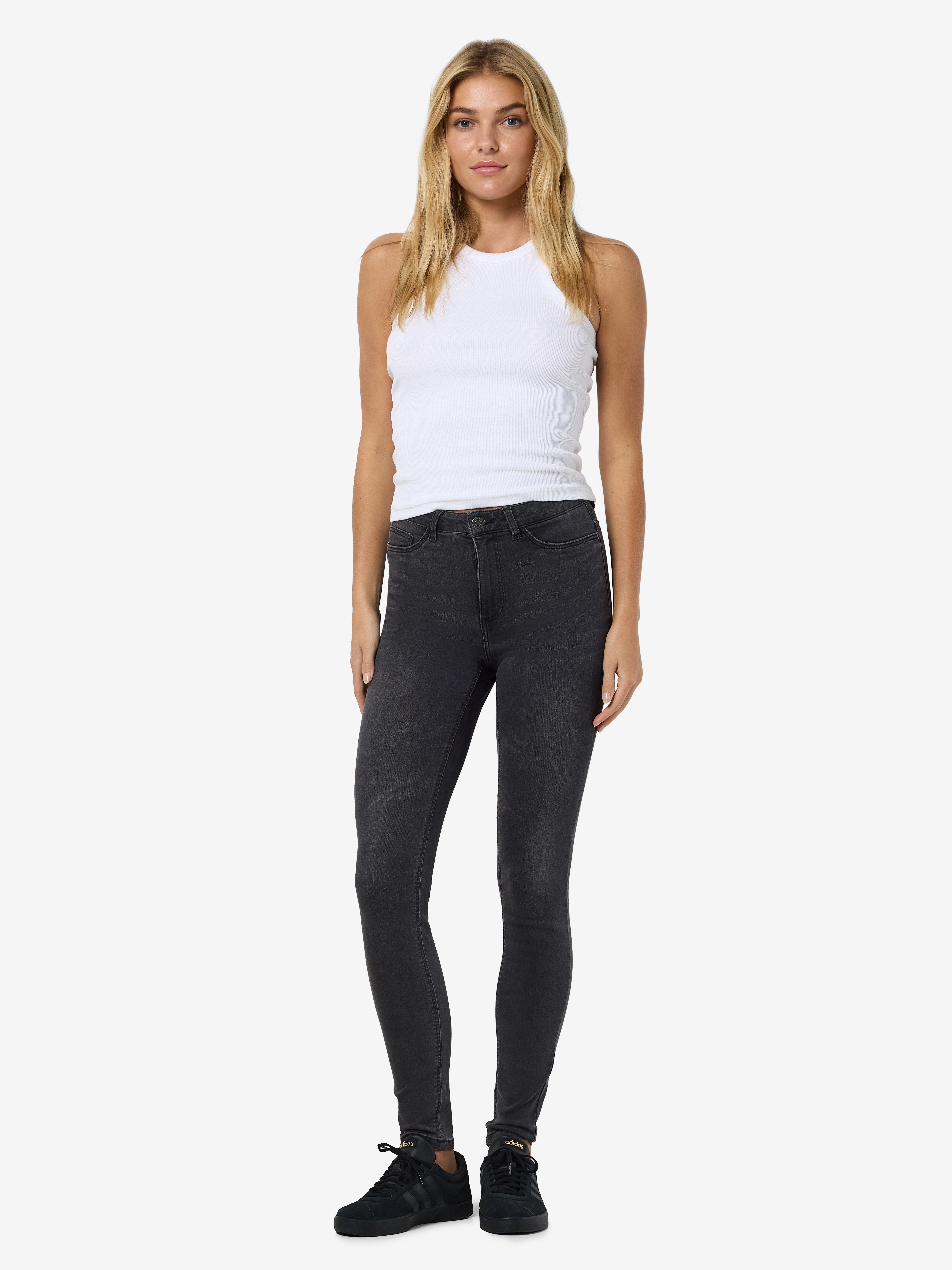 Noisy may Skinny-fit-Jeans NMCALLIE HW SKINNY JEAN VI508MG FWD NOOS