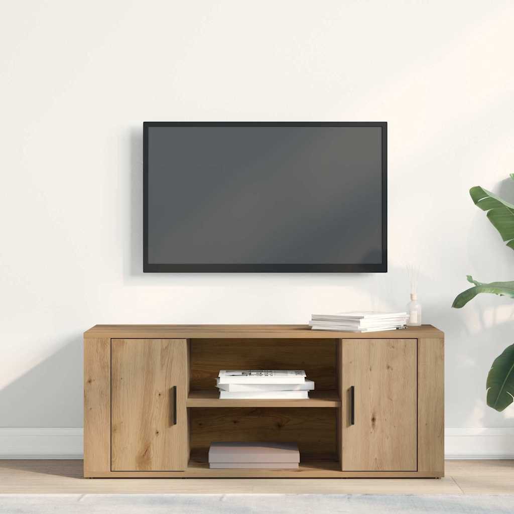 vidaXL TV-Schrank TV-Schränk Artisan-Eiche 100 x 35 x 40 cm Holzwerkstoff (1-St)