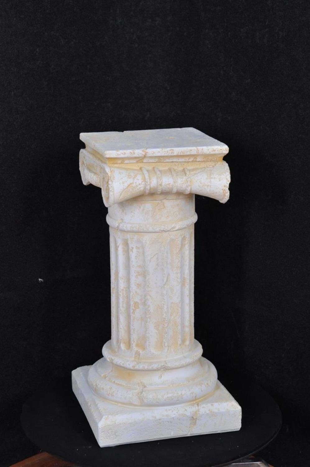 JVmoebel Skulptur, Römische Marmor Säule 1632 Skulptur Säulen Ständer Figur Dekoration