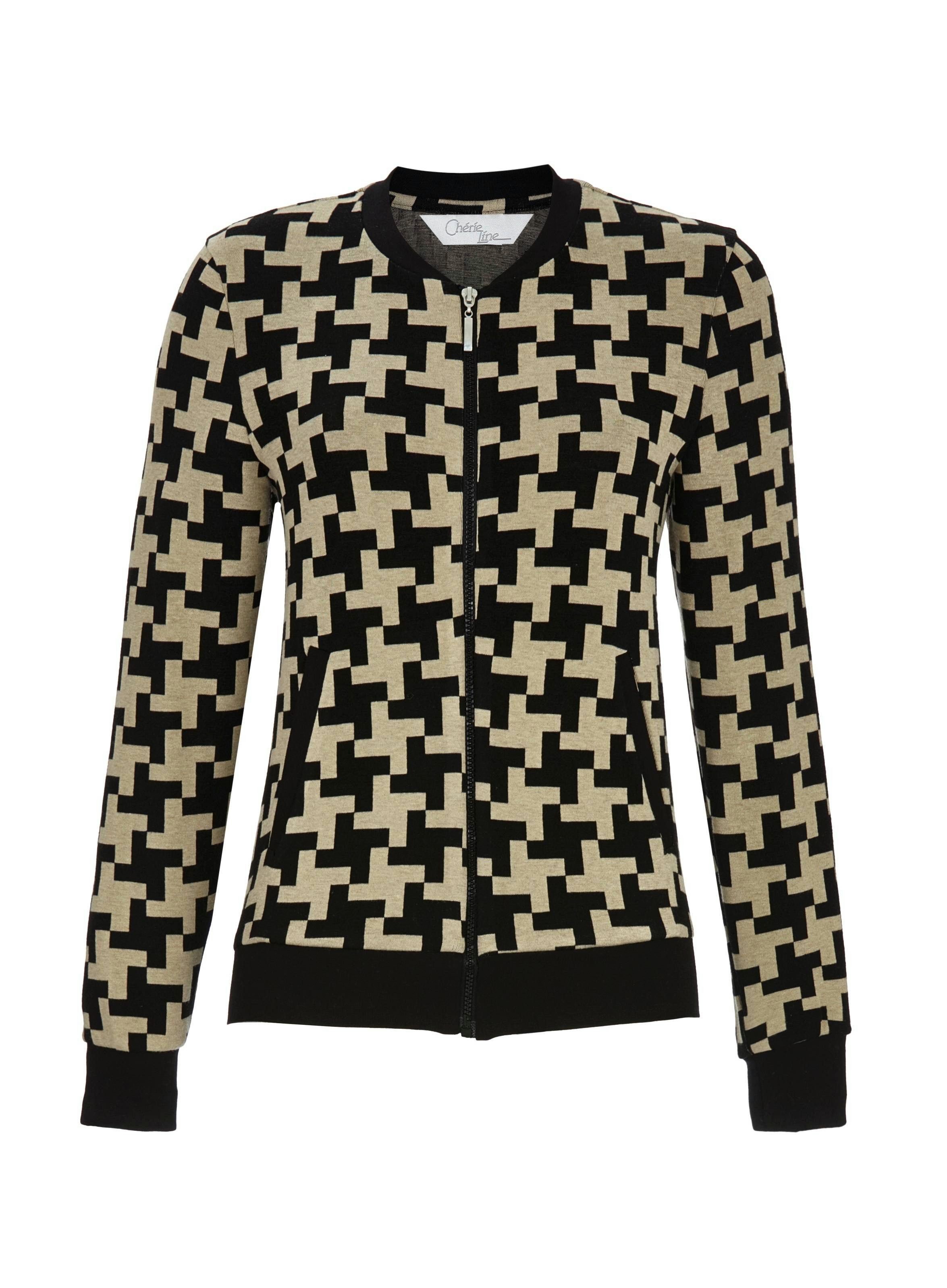 Chérie Line Blouson -Jacke mit Strickbündchen