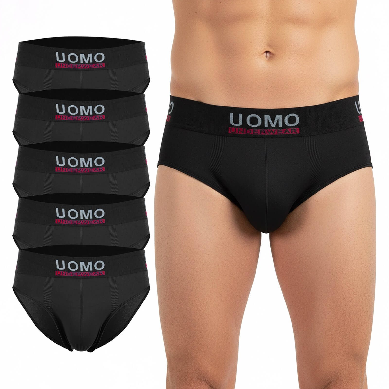 GIANVAGLIA Schlüpfer Nahtlose Herren Slips 10er Pack Mikrofaser Komfort Elastisch Bequem (10-St) nahtlos, Mikrofaser, elastisch, atmungsaktiv, bequem