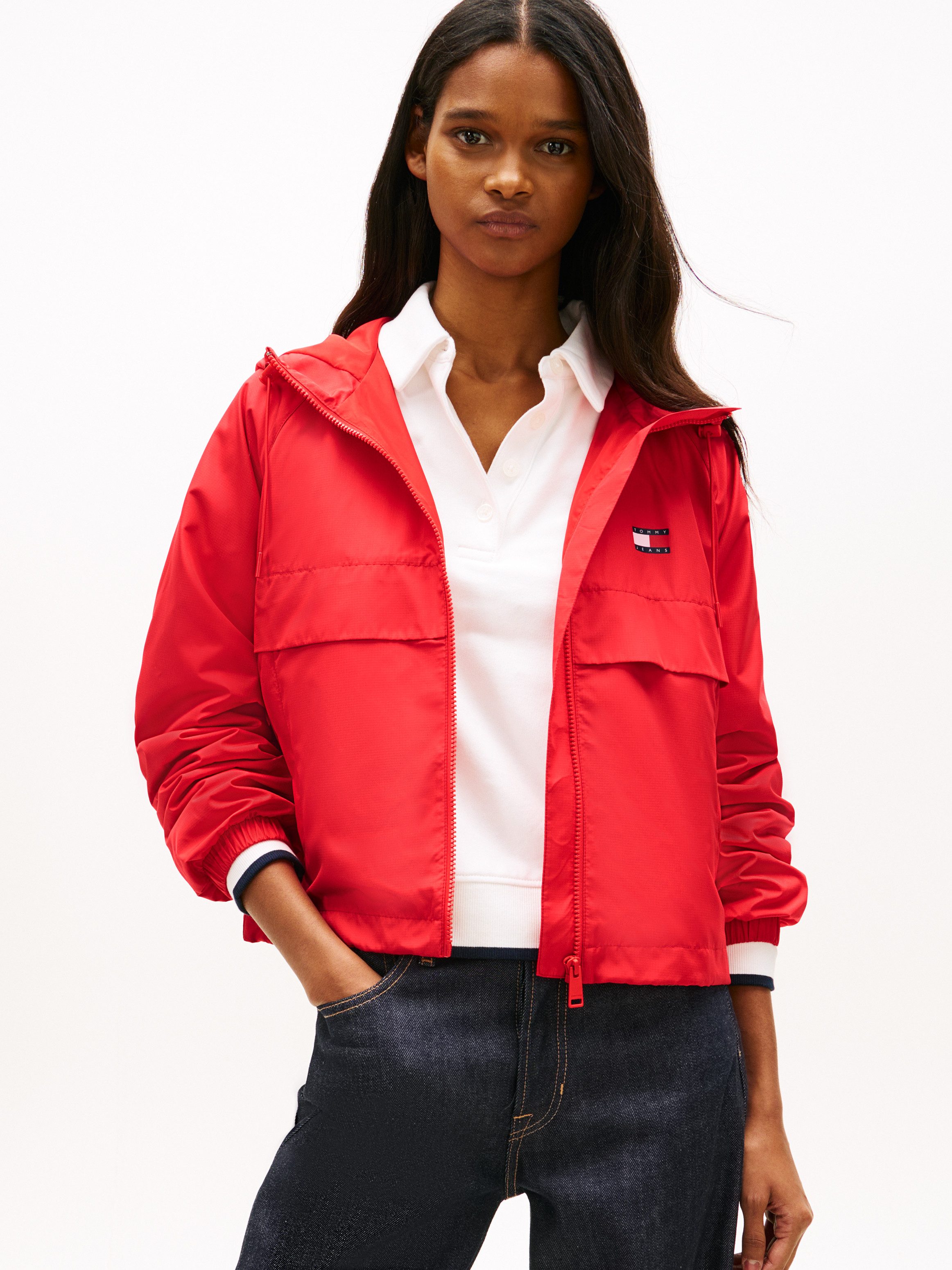 Tommy Jeans Windbreaker TJW ESSENTIAL WINDBREAKER EXT mit Logodruck