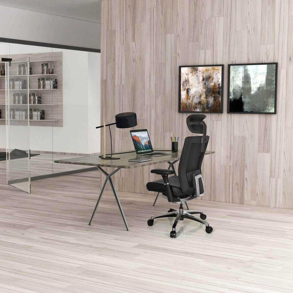 St), OFFICE hjh Schreibtischstuhl Bürostuhl (1 Leder NOVA Drehstuhl Profi ergonomisch
