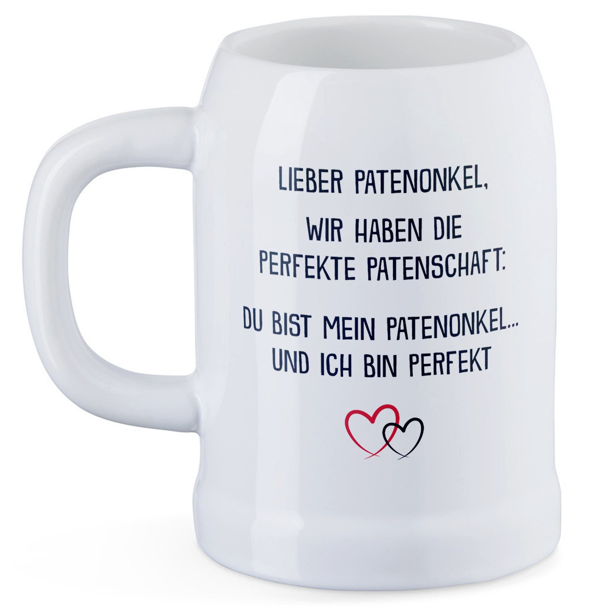 22Feels Bierkrug Bruder Geschenk Geburtstag Weihnachten Geschwister Männer Jungs, Keramik, IN DEUTSCHLAND BEDRUCKT, Spülmaschinenfest