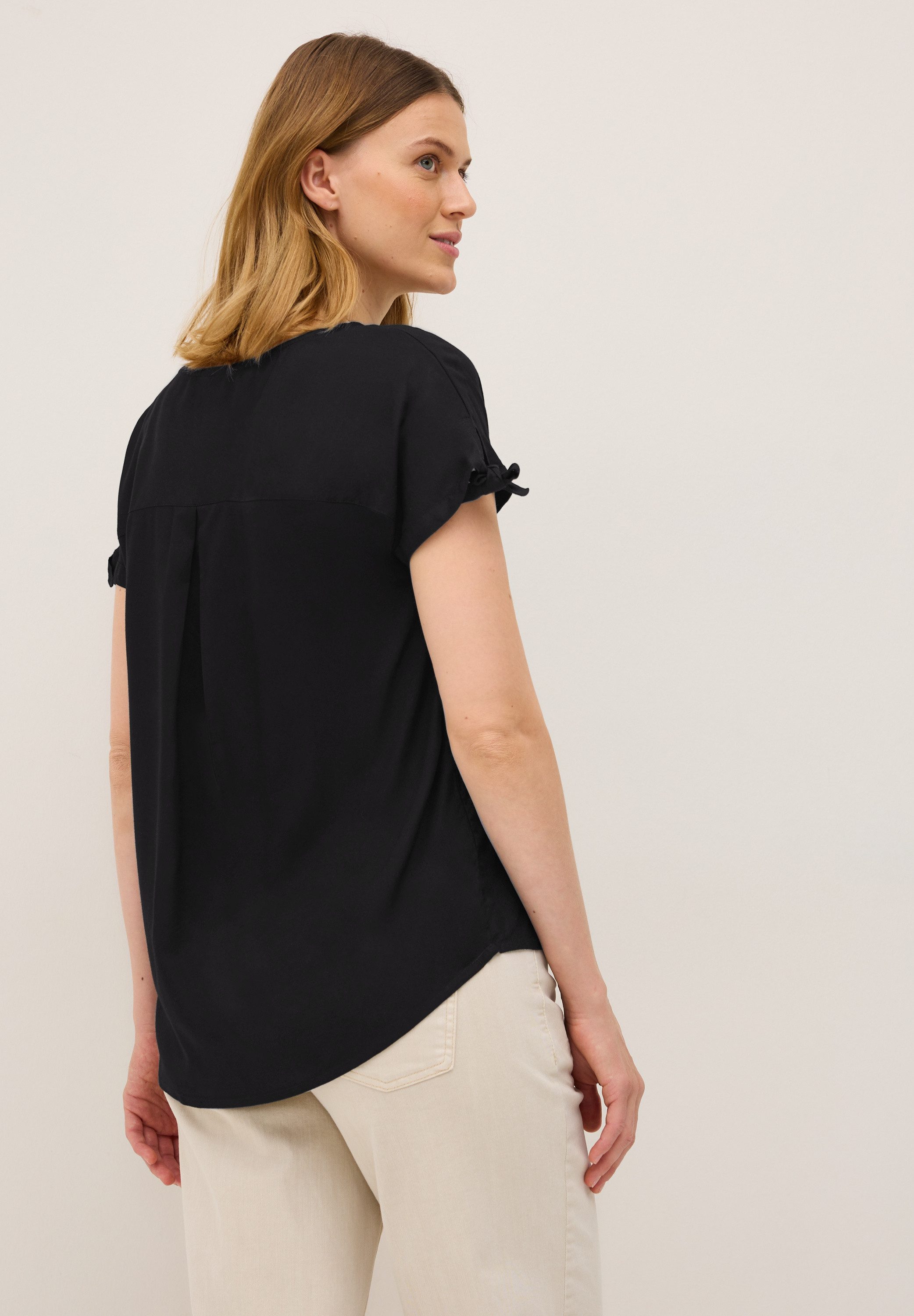 CECIL Kurzarmbluse aus softer Viskose günstig online kaufen
