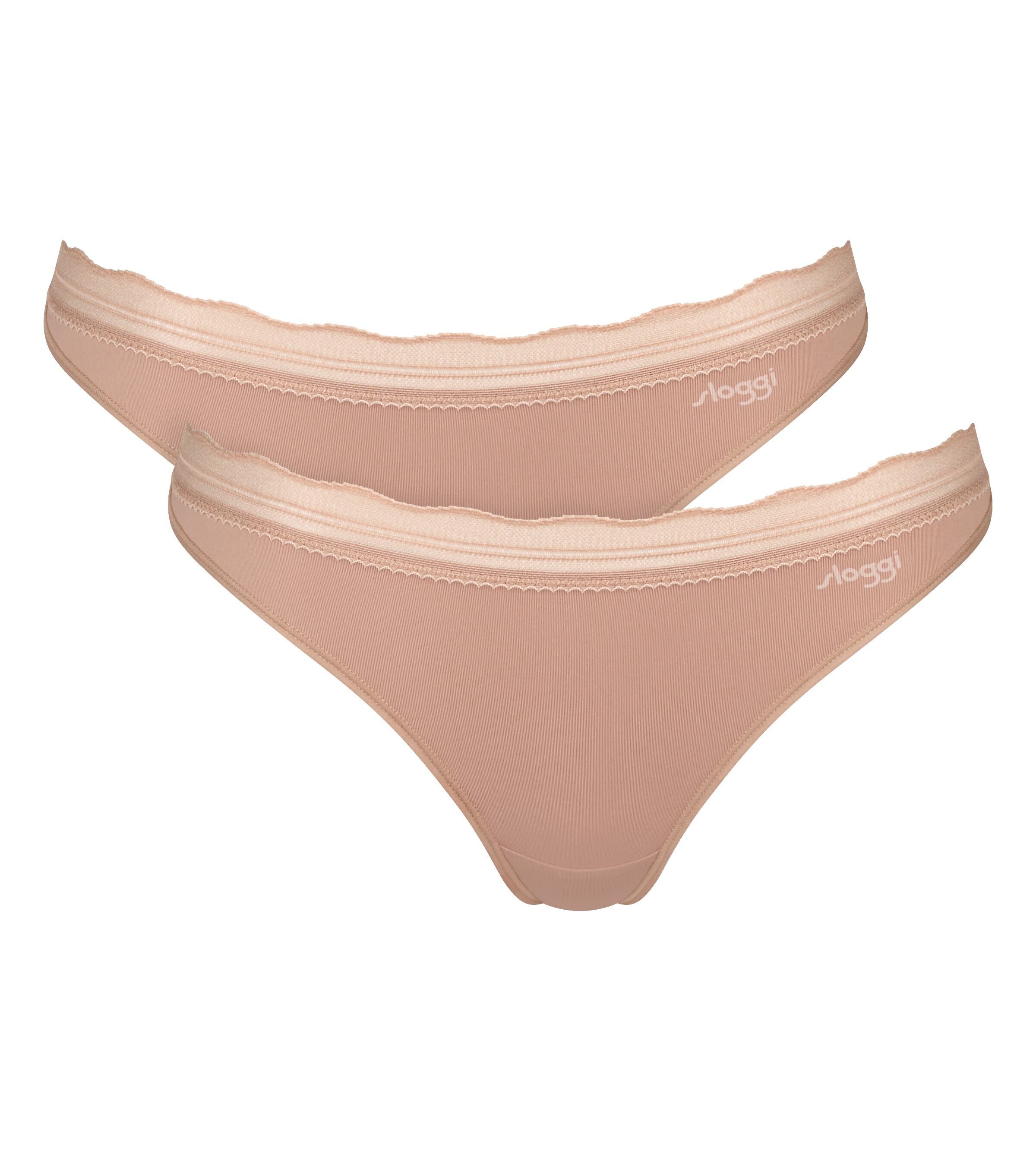 sloggi String GO Blush String 2P mit Spitzendetails