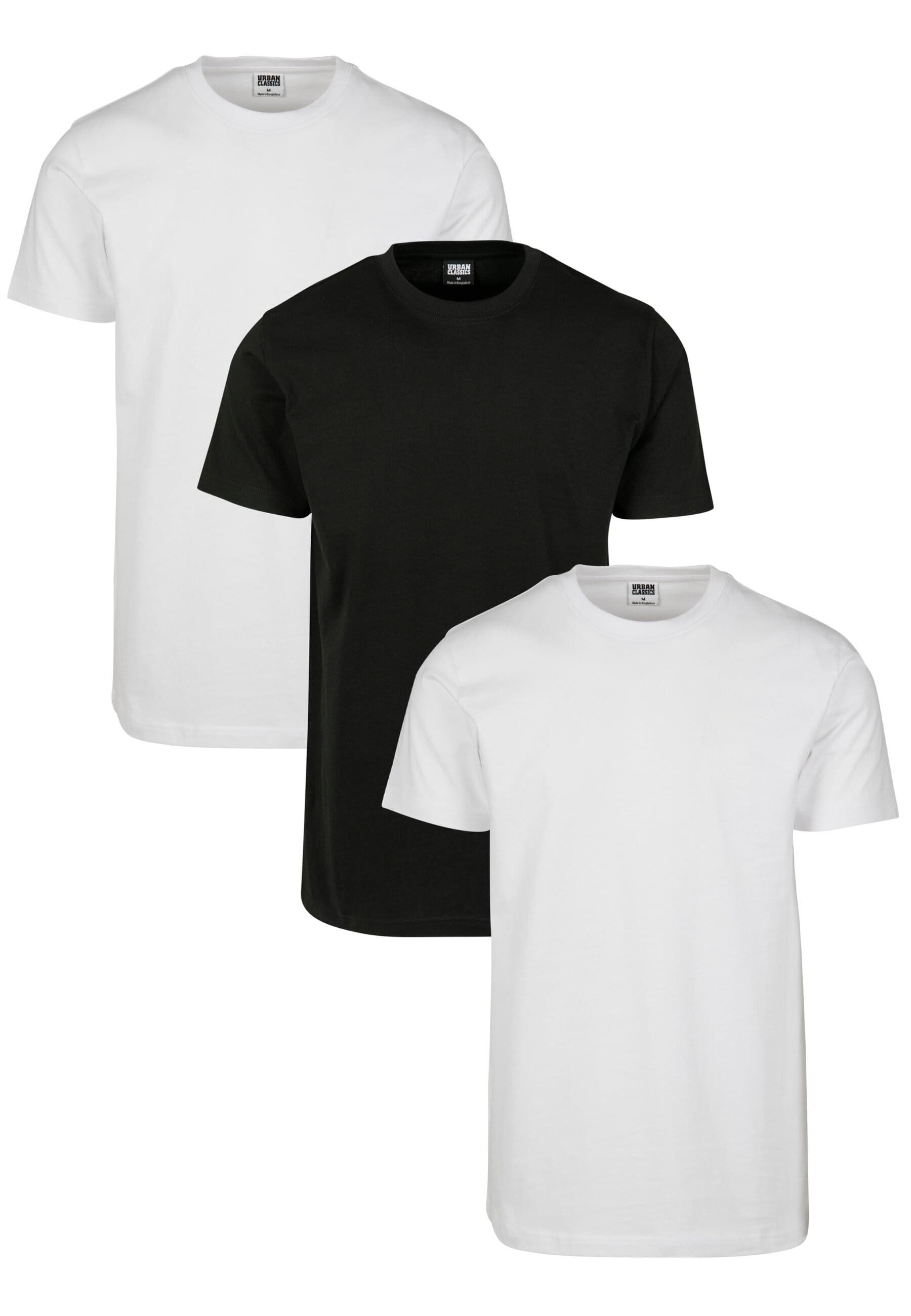 T-Shirt Urban Classics Herren Basic Tee 3-Pack