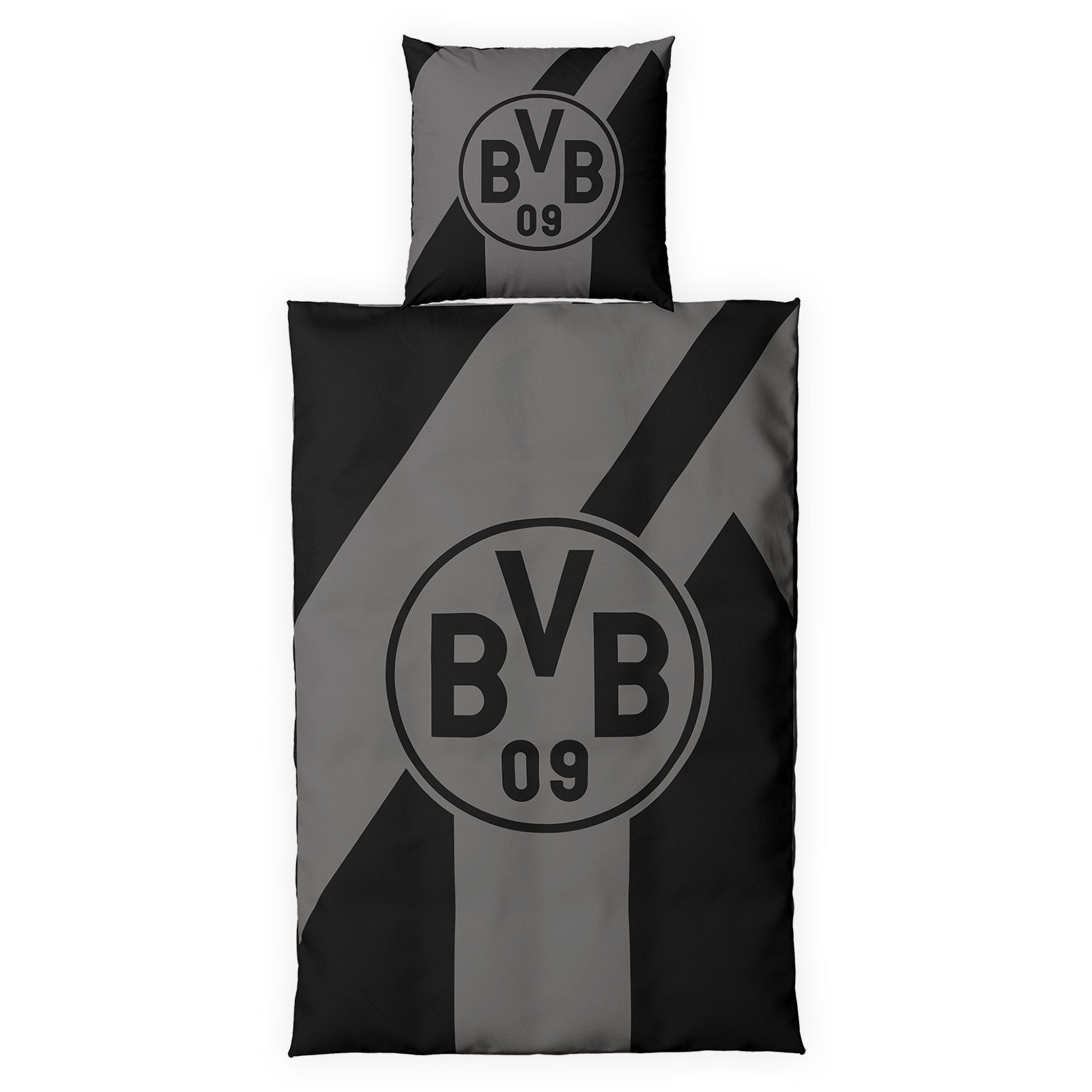 BVB Bettwäsche BVB Bettwäsche "Borussia" 135x200 cm, Baumwolle, 2 teilig