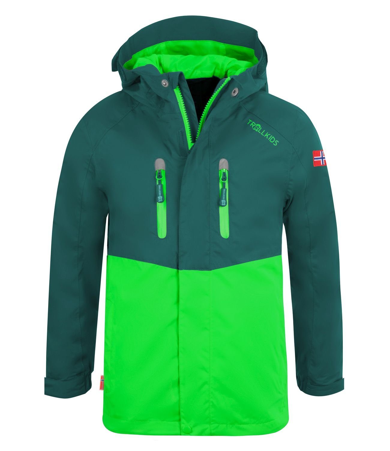 TROLLKIDS Regenjacke Nusfjord Wasserdicht