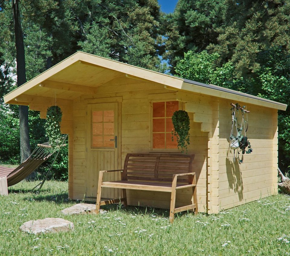 Kiehn-Holz Gartenhaus Burgberg 1, BxT: 350x449 cm, (Set)