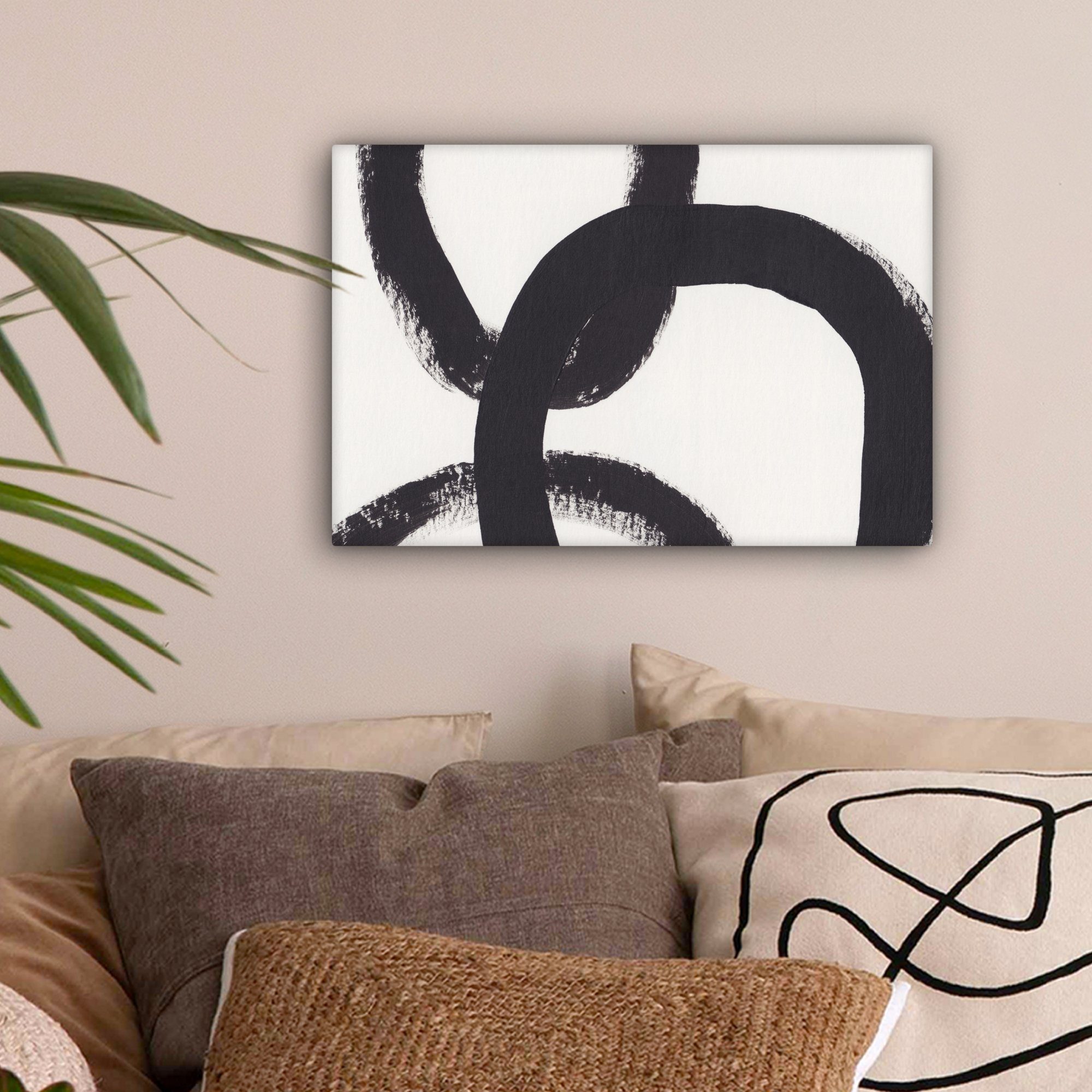 OneMillionCanvasses® Leinwandbild Abstrakt - Formen - günstig online kaufen