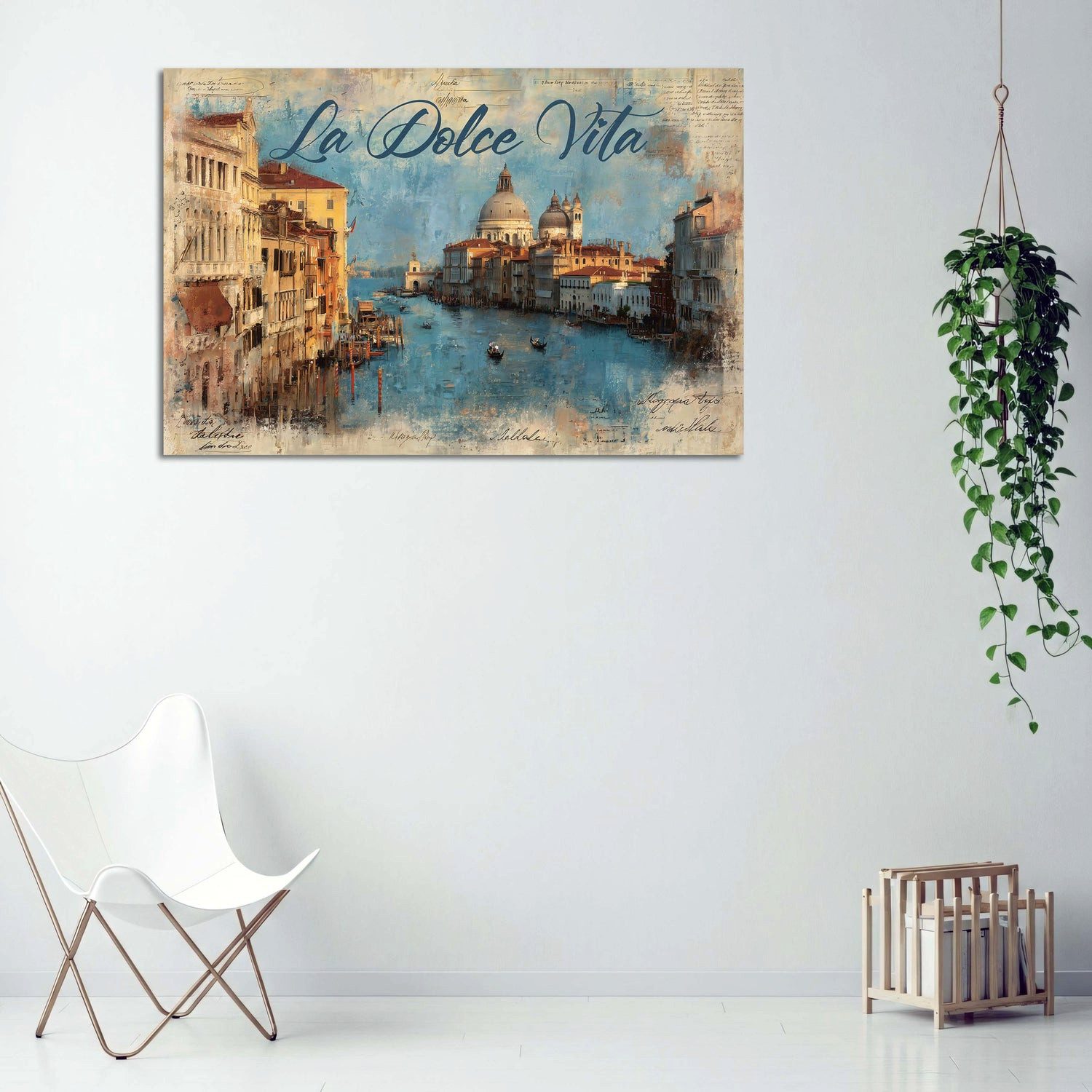 Artedinoi Leinwandbild Venedig Italien La Dolce Vita Gondel Wandbild Leinwandbild Kunstdruck, Venedig mit Gondel