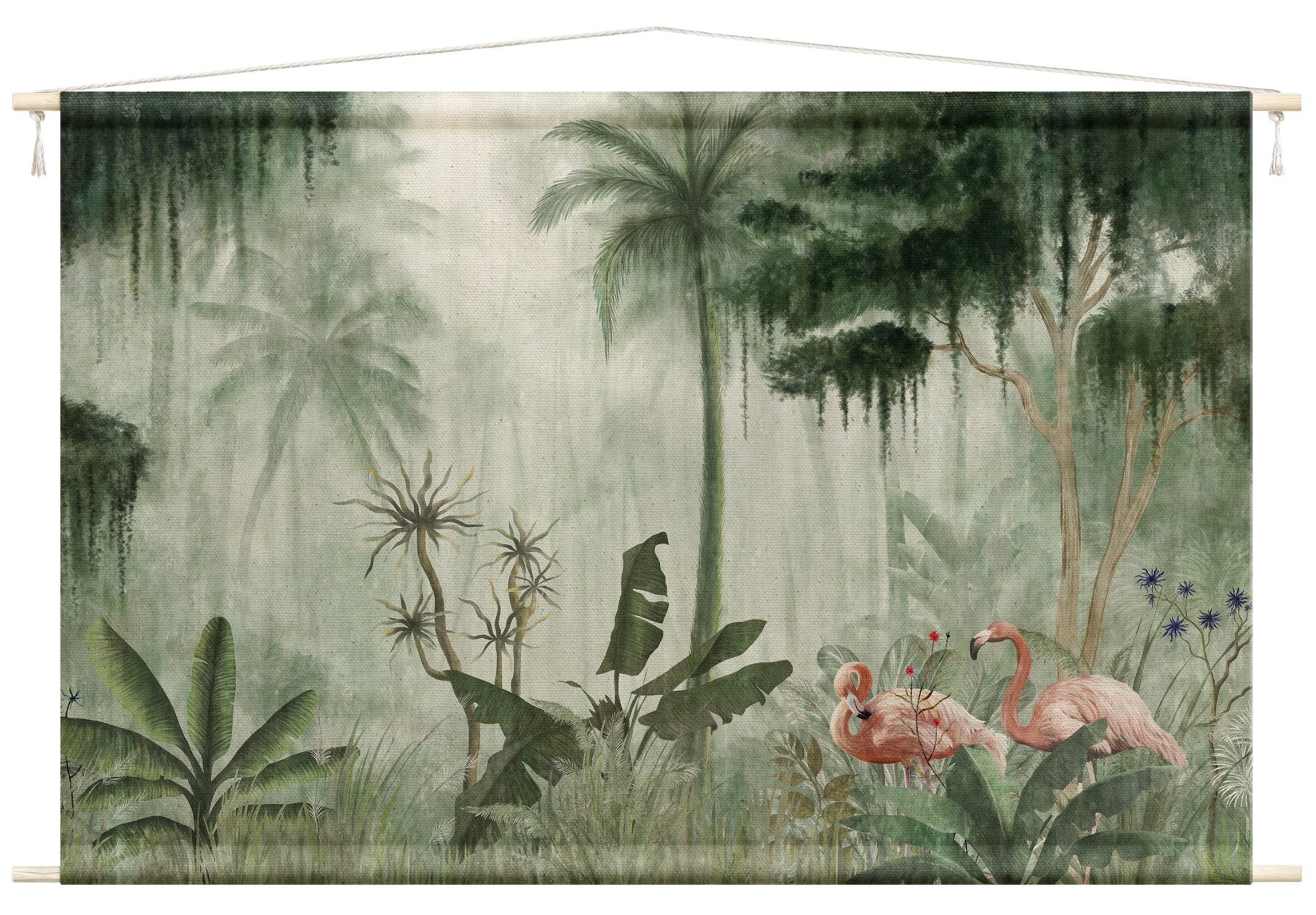 Bilderdepot24 Wandteppich modern Wald Tropisch Dschungel günstig online kaufen