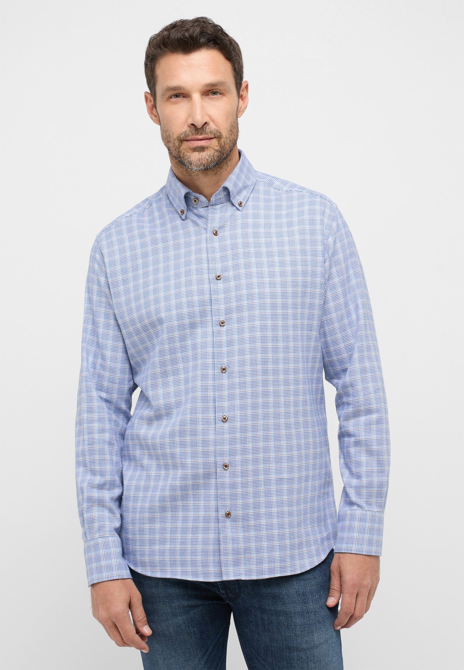 Eterna Langarmhemd MODERN FIT günstig online kaufen