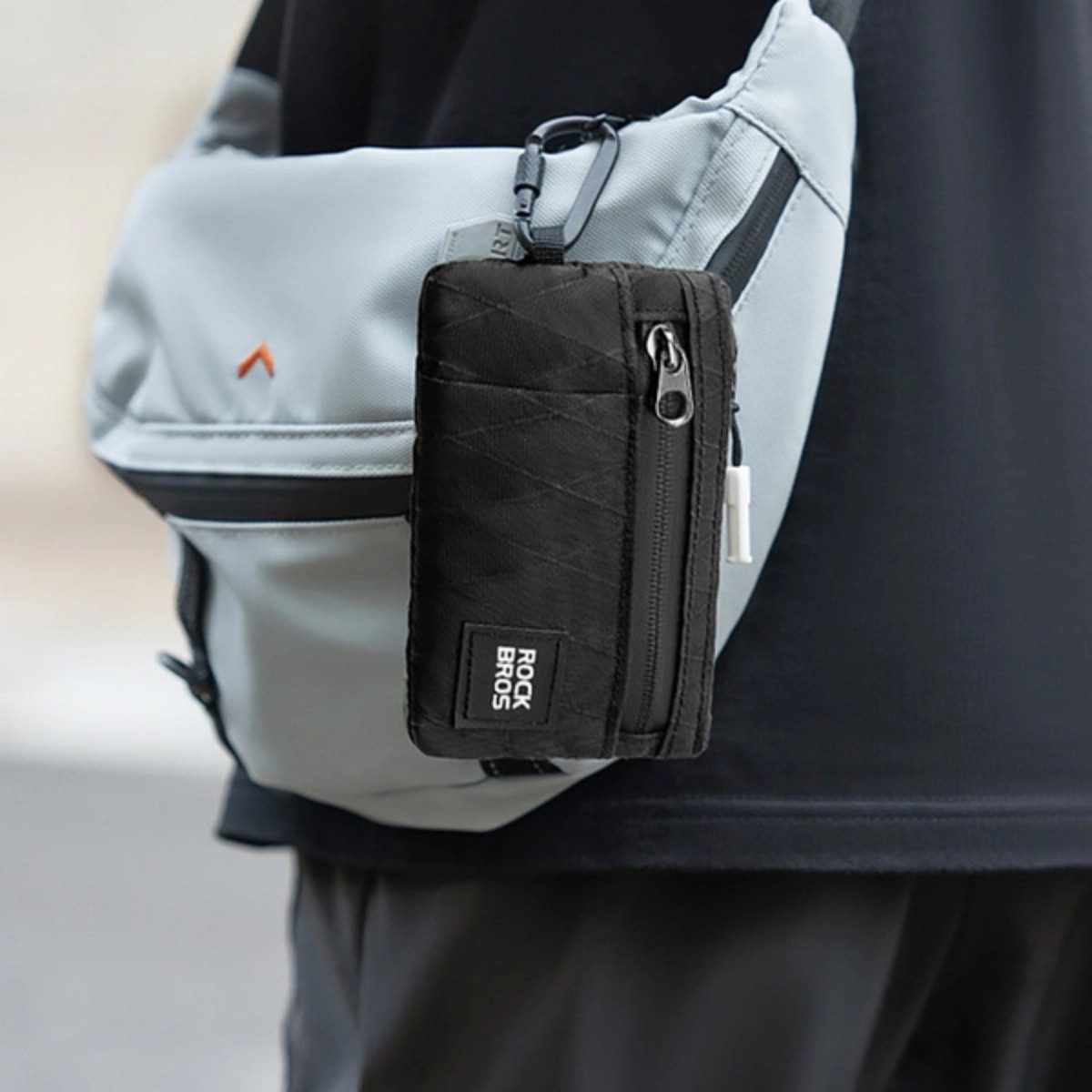 ROCKBROS Brieftasche Rockbros Reisebrieftasche mit Karabiner - Schwarz günstig online kaufen