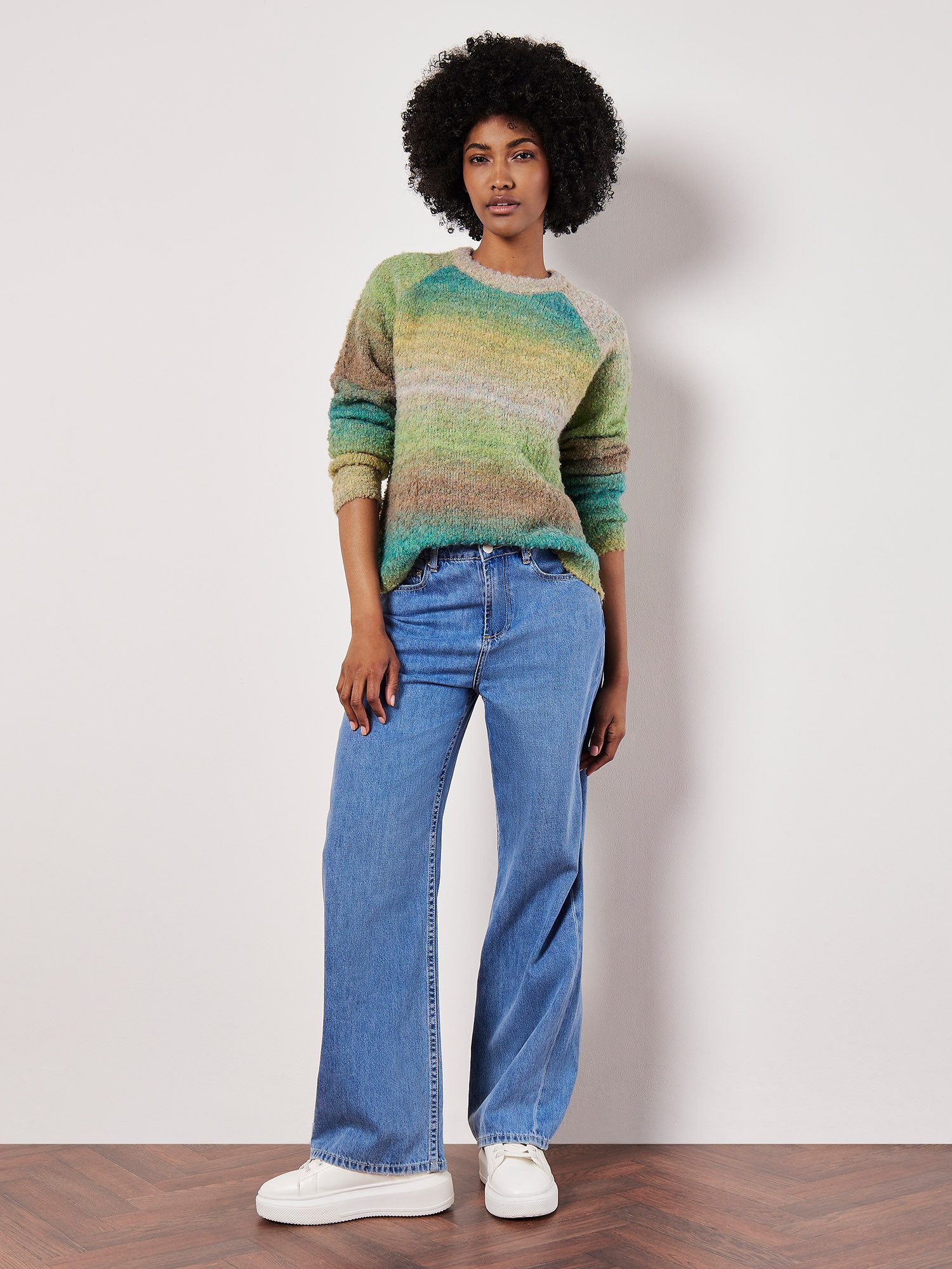 Apricot Strickpullover Bouclé-Pullover in Multicolor günstig online kaufen