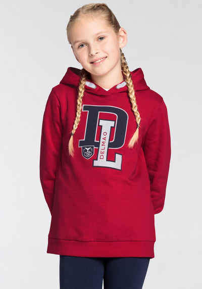 DELMAO Kapuzensweatshirt für Mädchen, mit Logo-Print. NEU MARKE!
