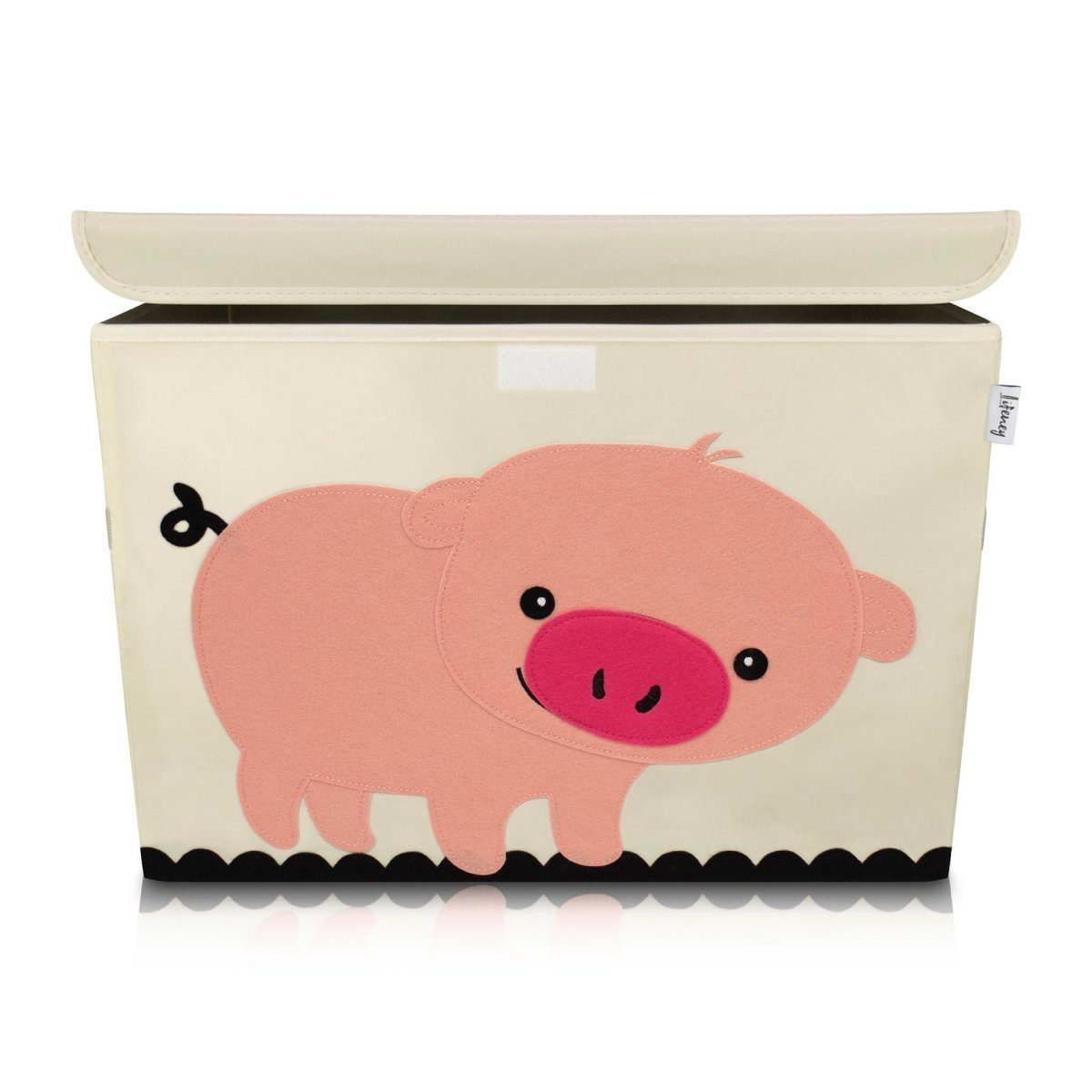 Lifeney Faltbox Aufbewahrungsbox mit Deckel Schwein, günstig online kaufen