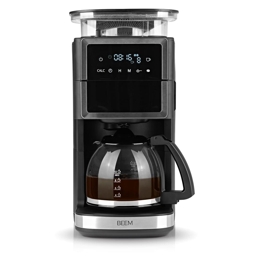 BEEM Filterkaffeemaschine FRESH-AROMA-PERFECT III Filterkaffeemaschine mit Mahlwerk - Glas