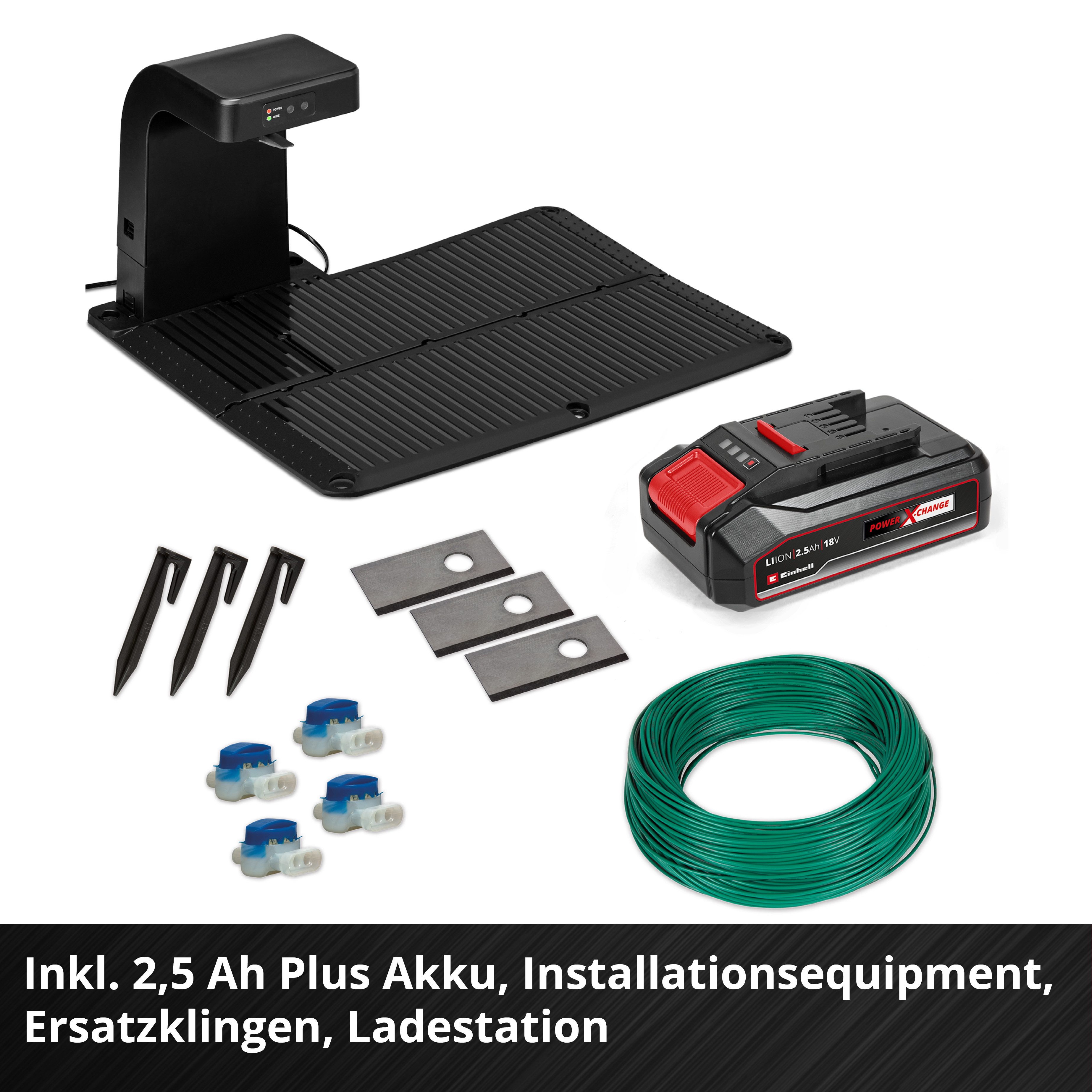 Einhell Rasenmähroboter »FREELEXO 500«, bis 500 m² Rasenfläche, (7-St), Ink günstig online kaufen